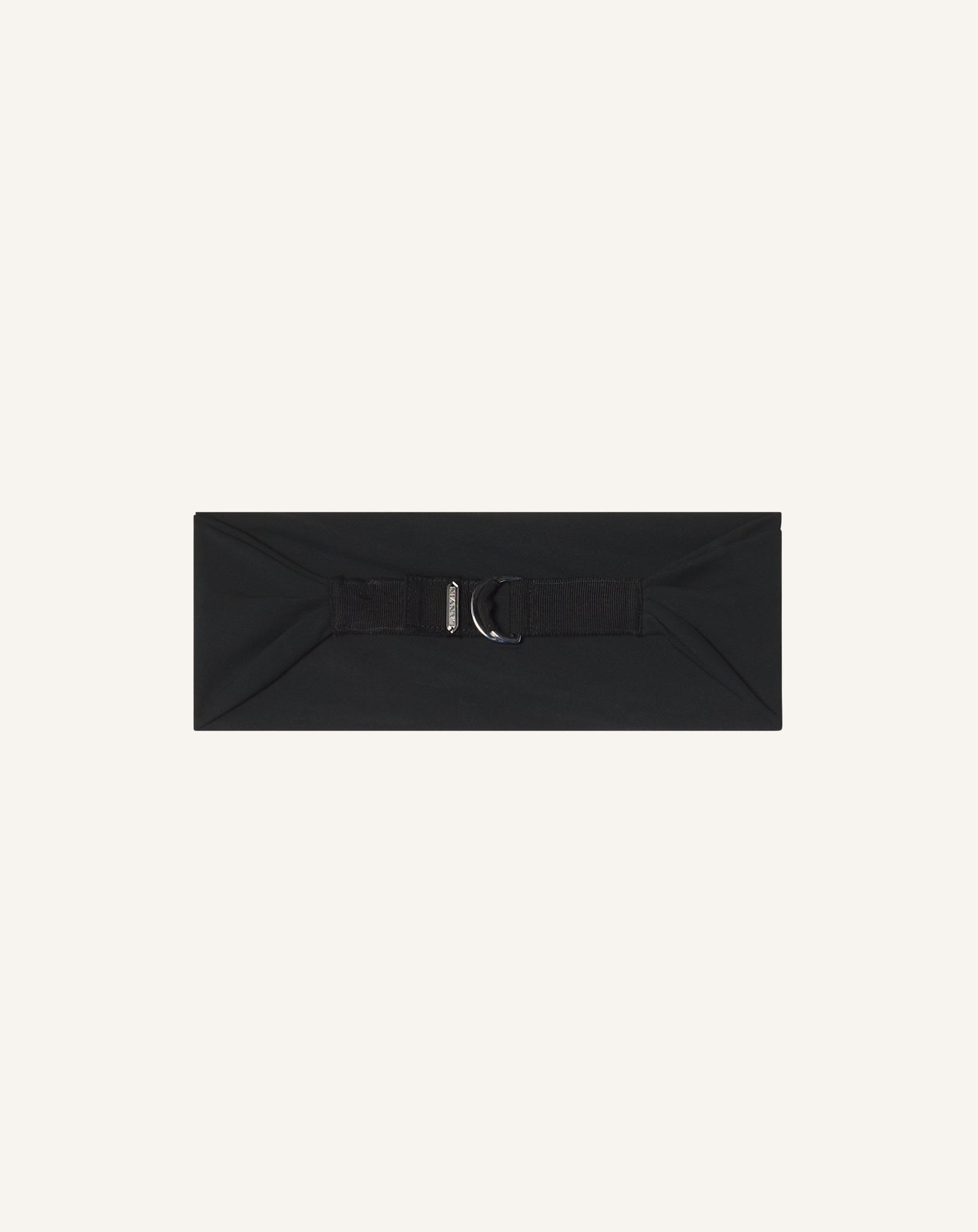 BLACK GROSGRAIN HEADBAND