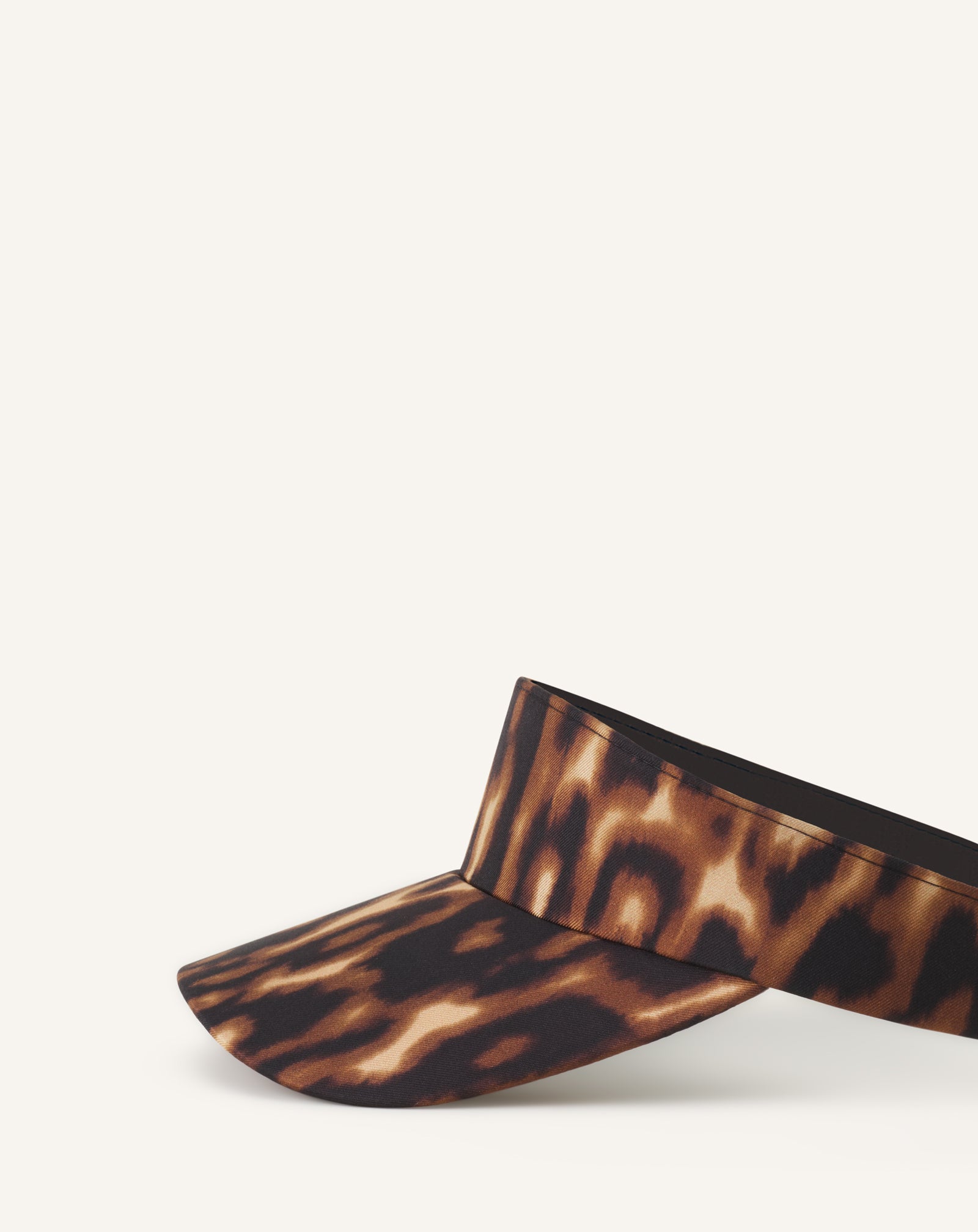 LANVIN LEOPARD PRINT VISOR