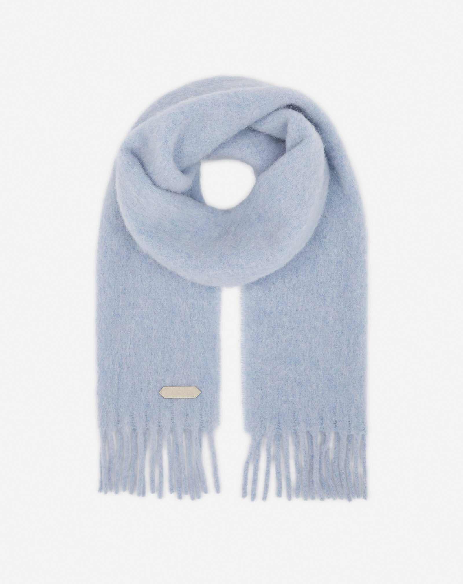 LANVIN FRINGED SCARF IN WOOL