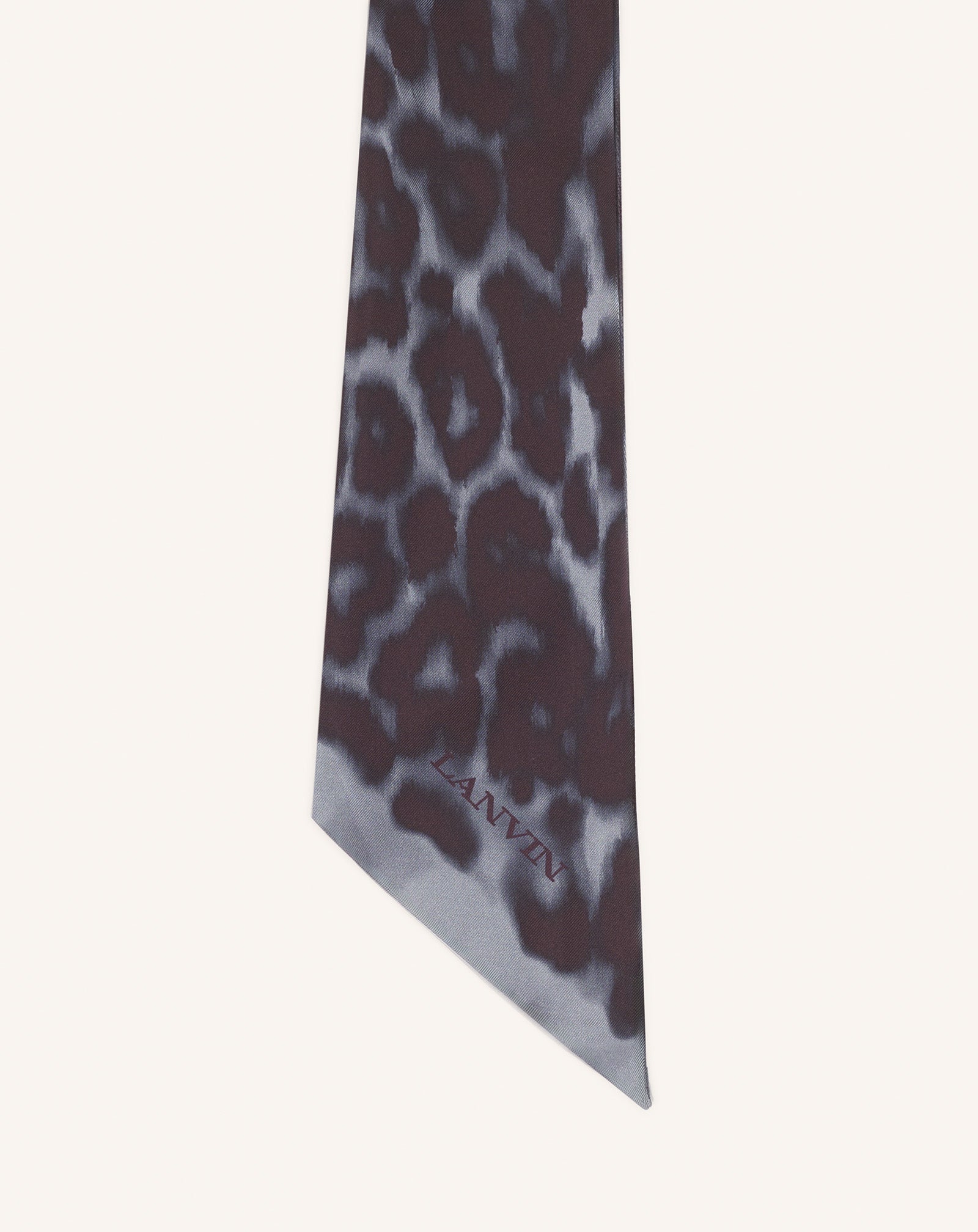 LEOPARD PRINT SILK TWILLY