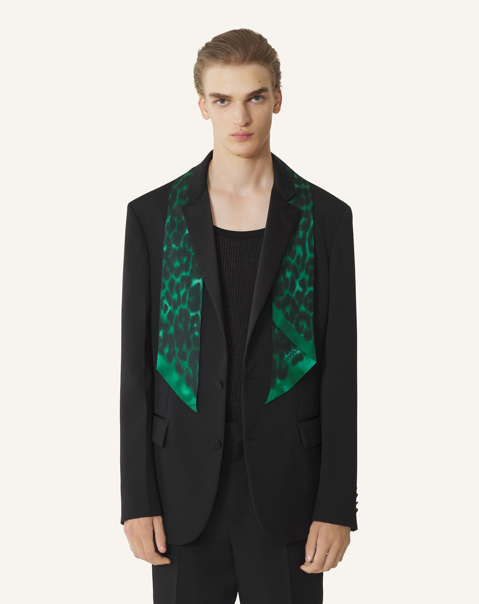 LEOPARD PRINT SILK TWILLY