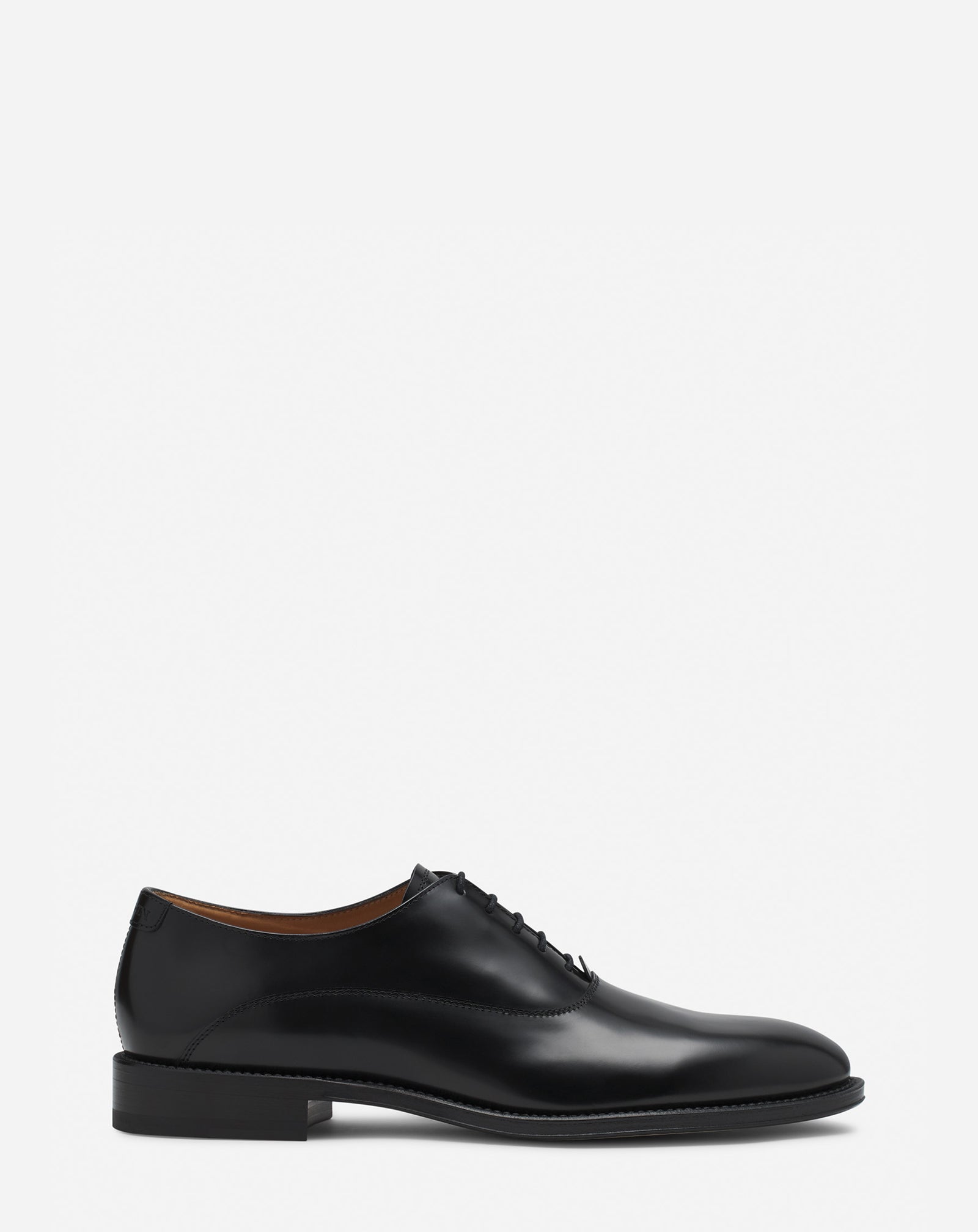 LANVIN SIGNATURE LEATHER OXFORD SHOES