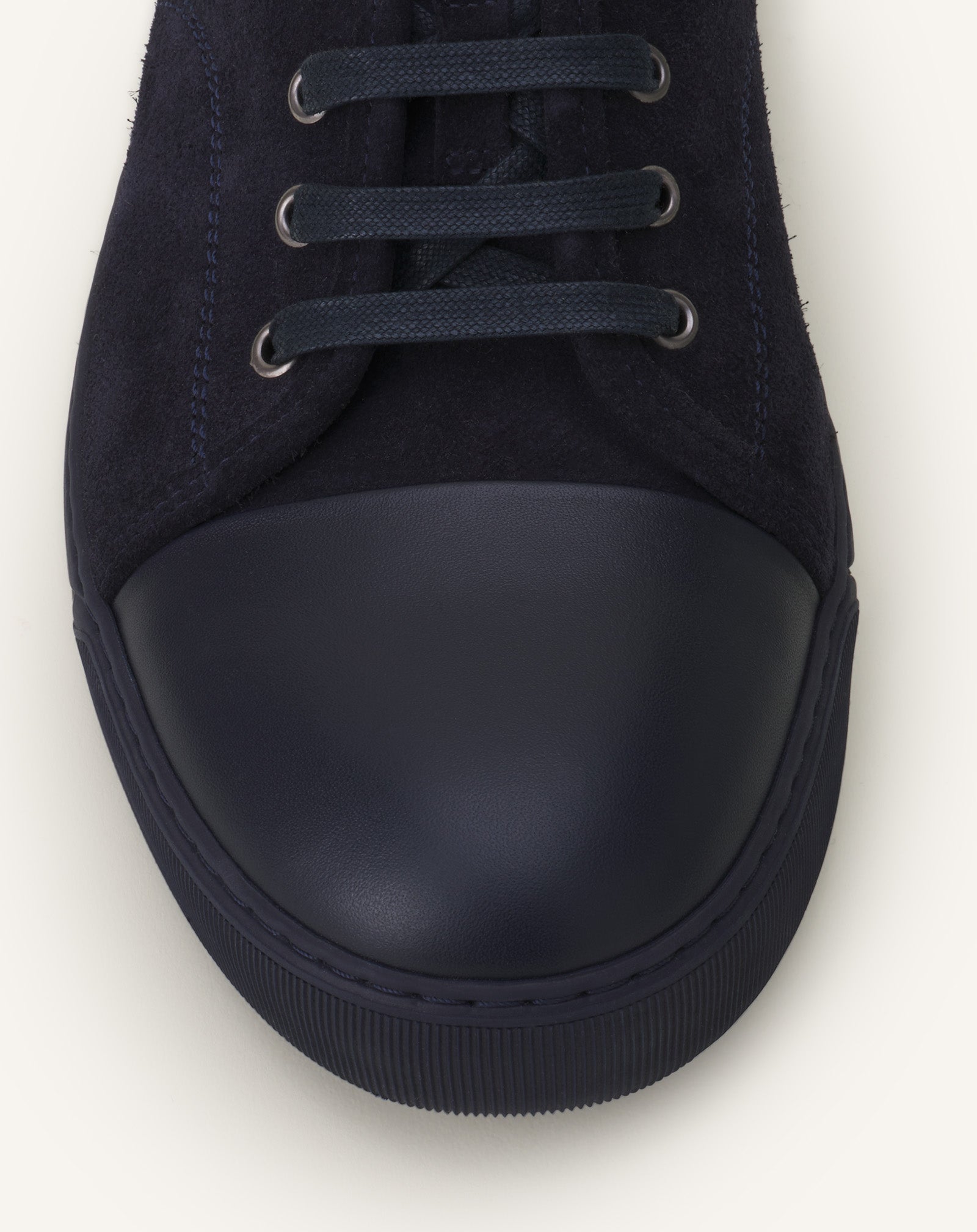 BLUE DBB1 LEATHER AND SUEDE SNEAKERS