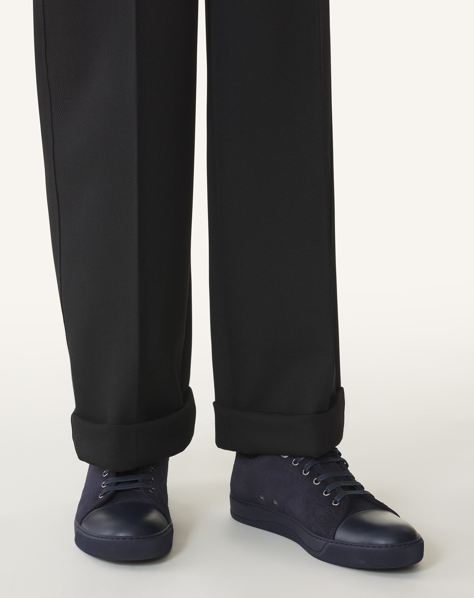 DBB1 LEATHER AND SUEDE SNEAKERS