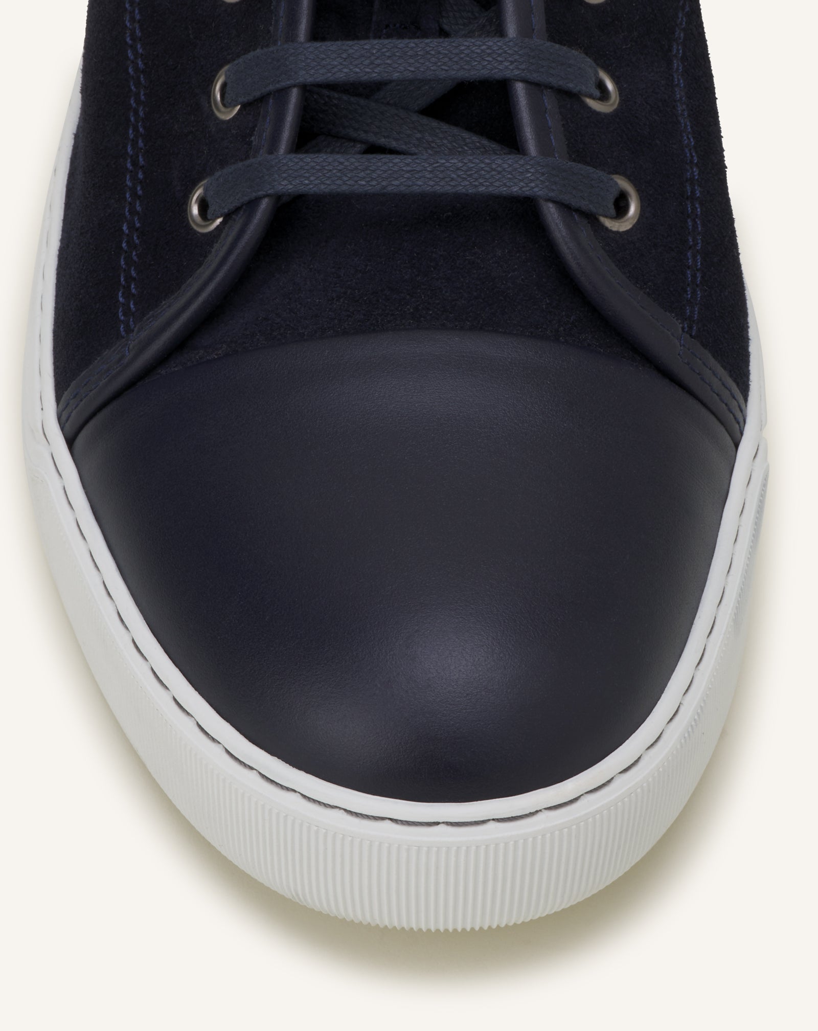 BLUE DBB1 SNEAKERS IN LEATHER AND SUEDE