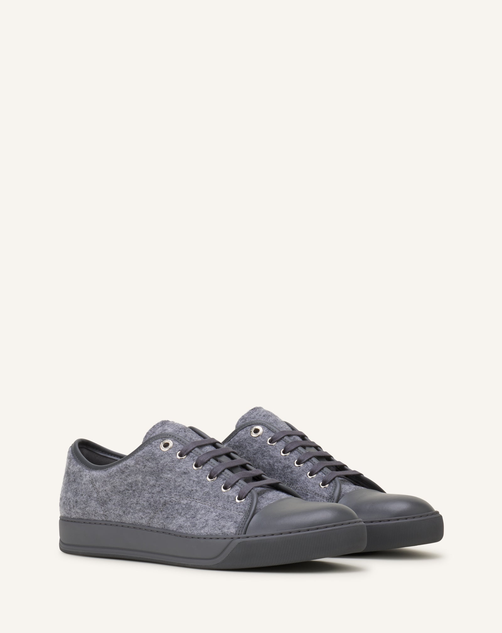DBB1 SNEAKERS IN FELT AND NAPPA LEATHER