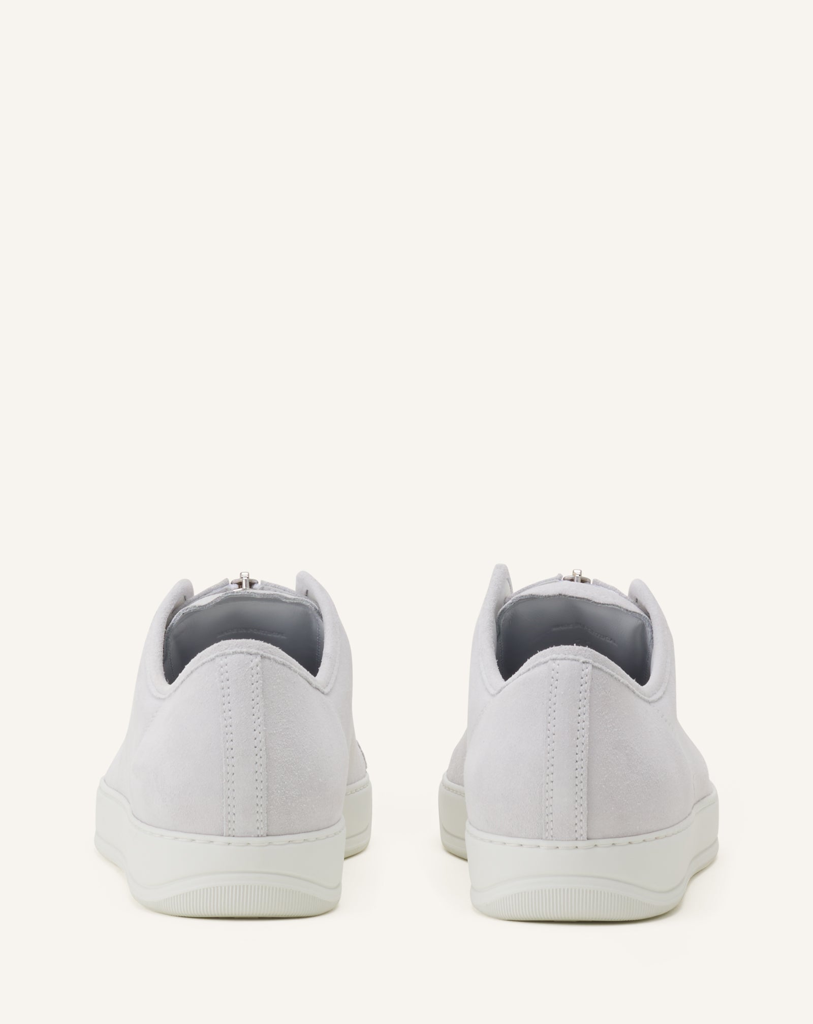 WHITE DBB1 ZIP SNEAKERS IN SUEDE