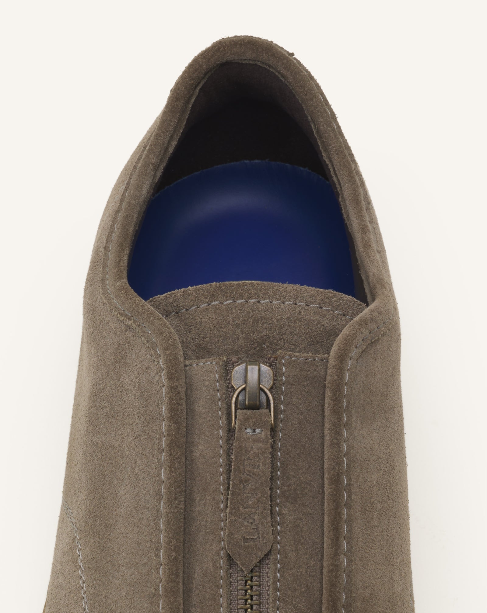 GREEN DBB1 ZIP SNEAKERS IN SUEDE