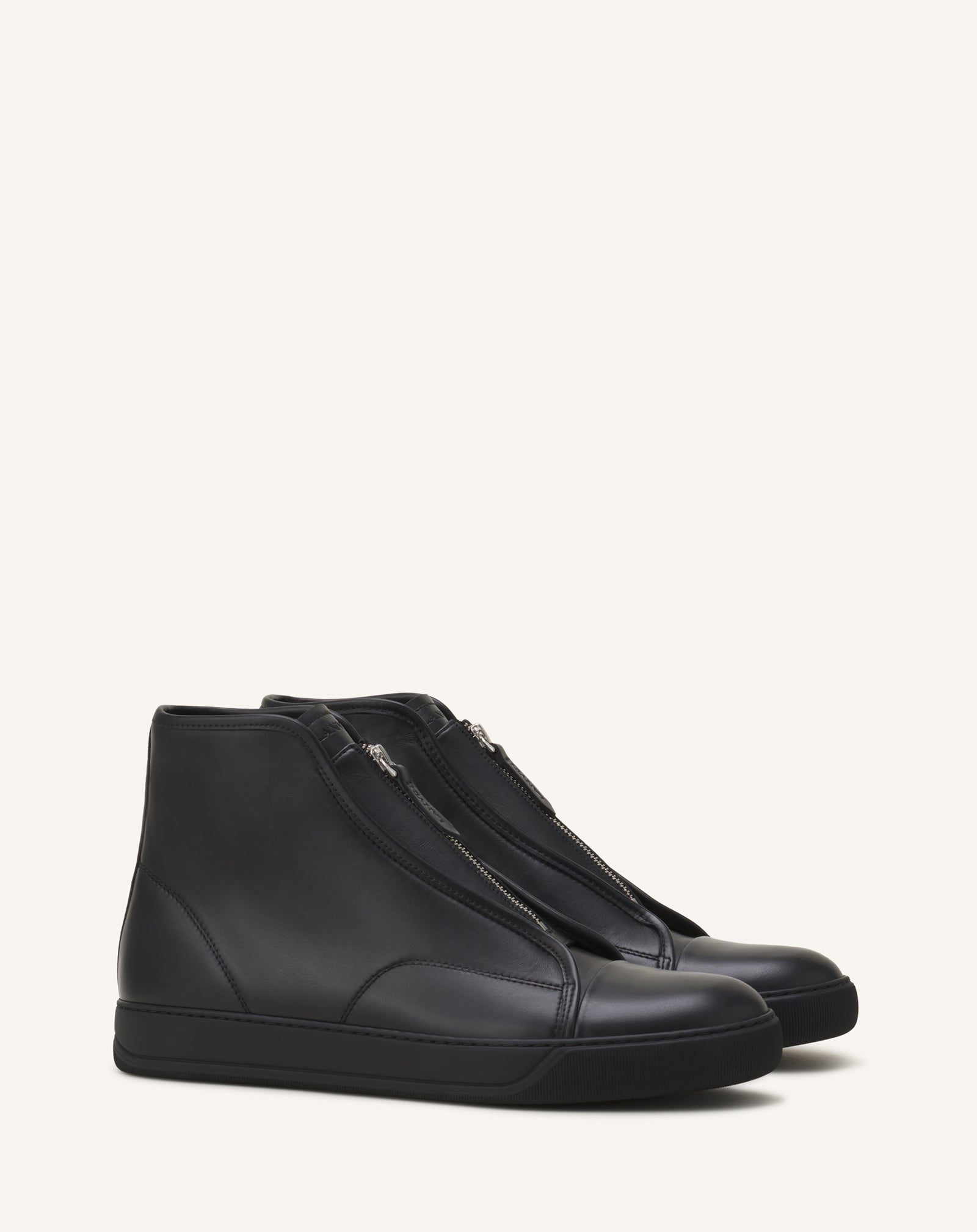 DBB1 HIGH-TOP SNEAKERS IN LEATHER