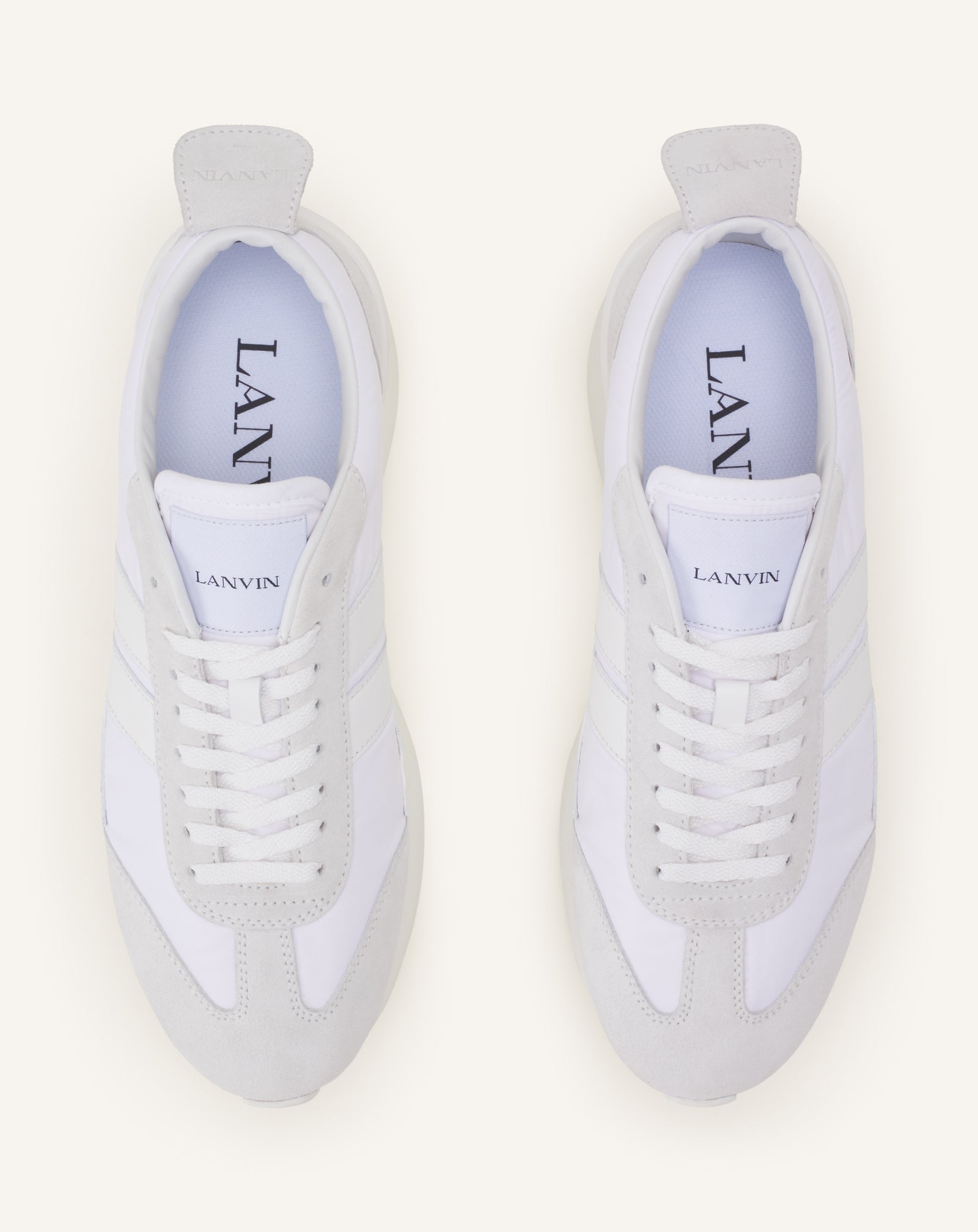 WHITE BUMPR SNEAKERS IN NYLON