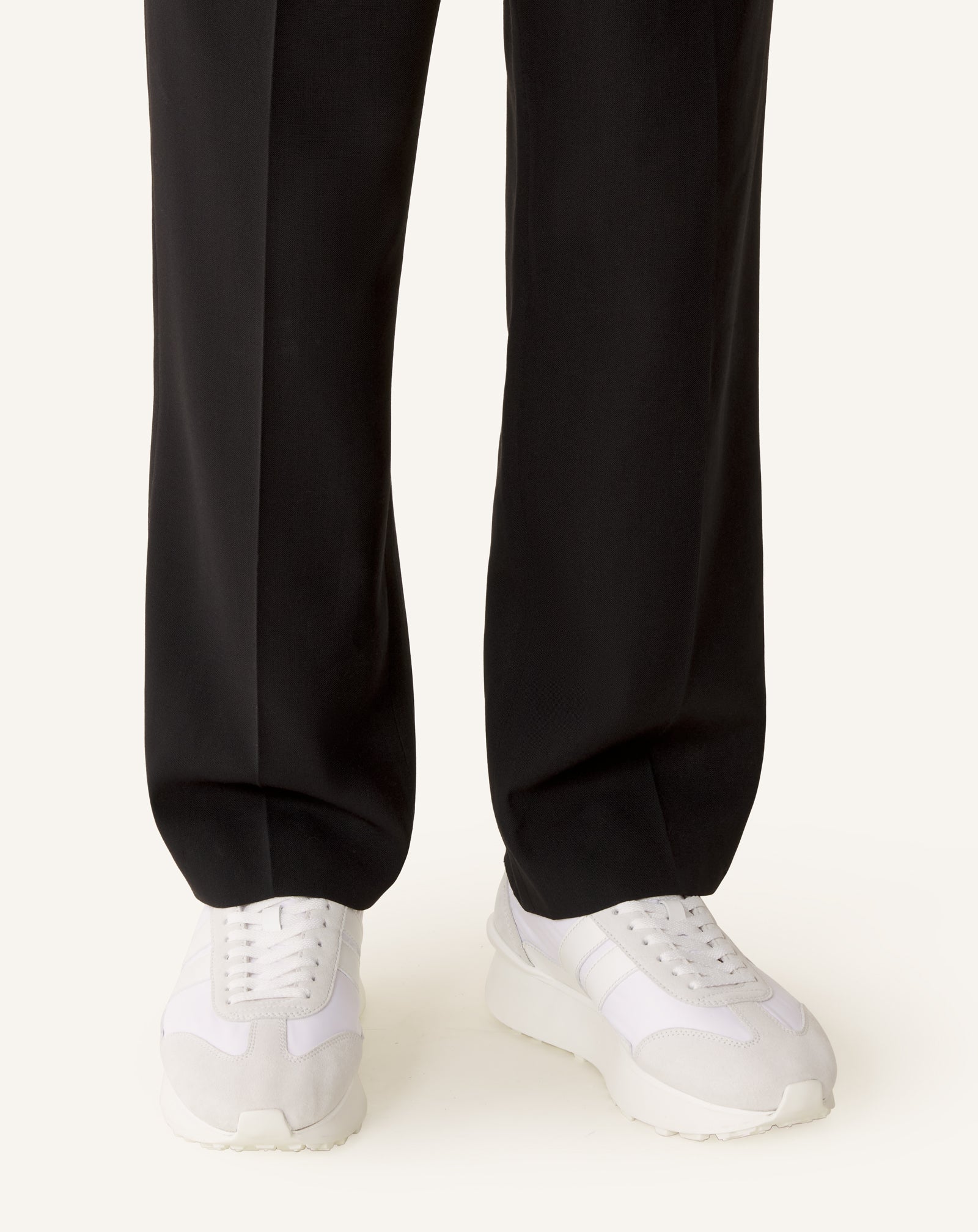 WHITE BUMPR SNEAKERS IN NYLON