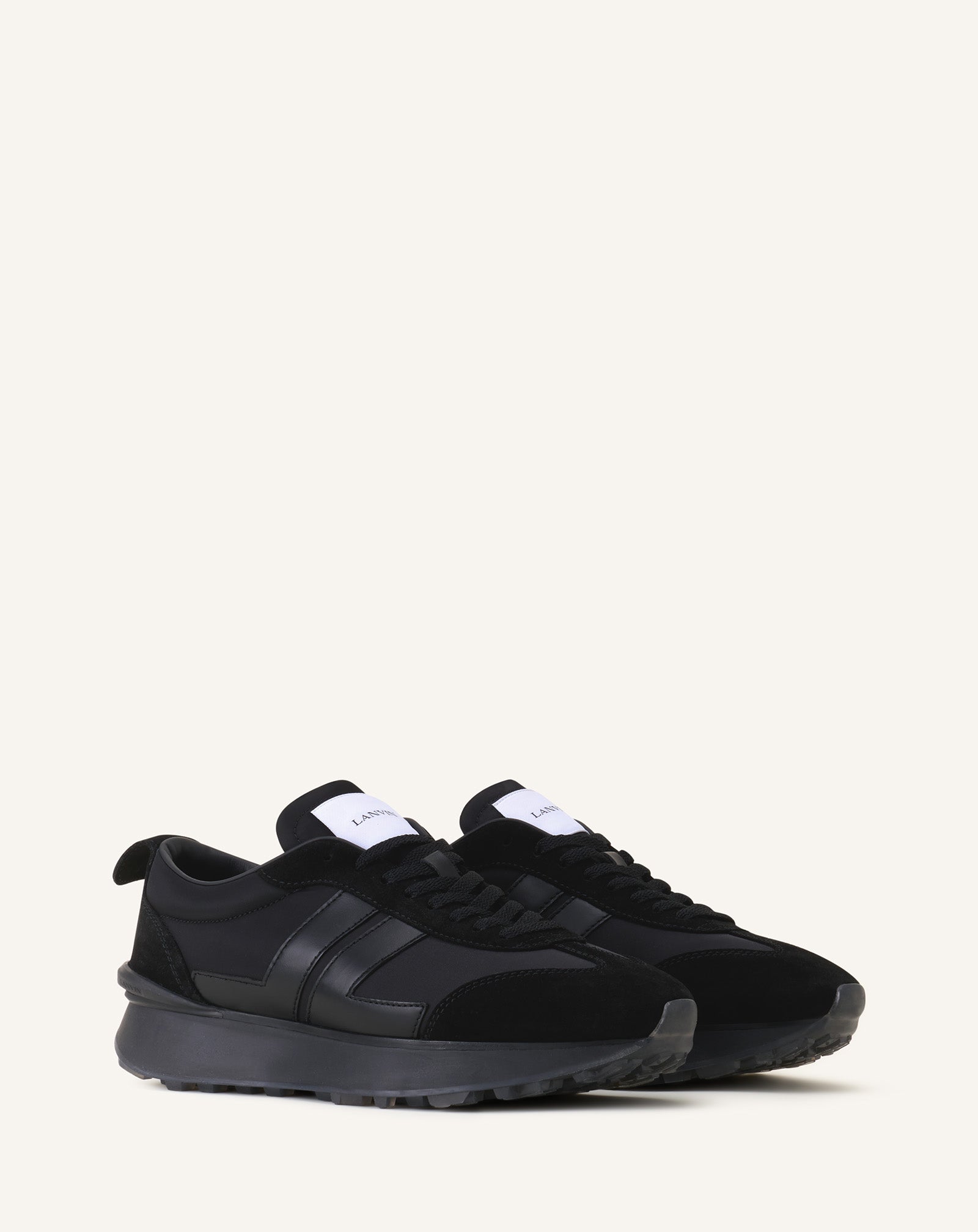 BLACK BUMPR NYLON SNEAKERS
