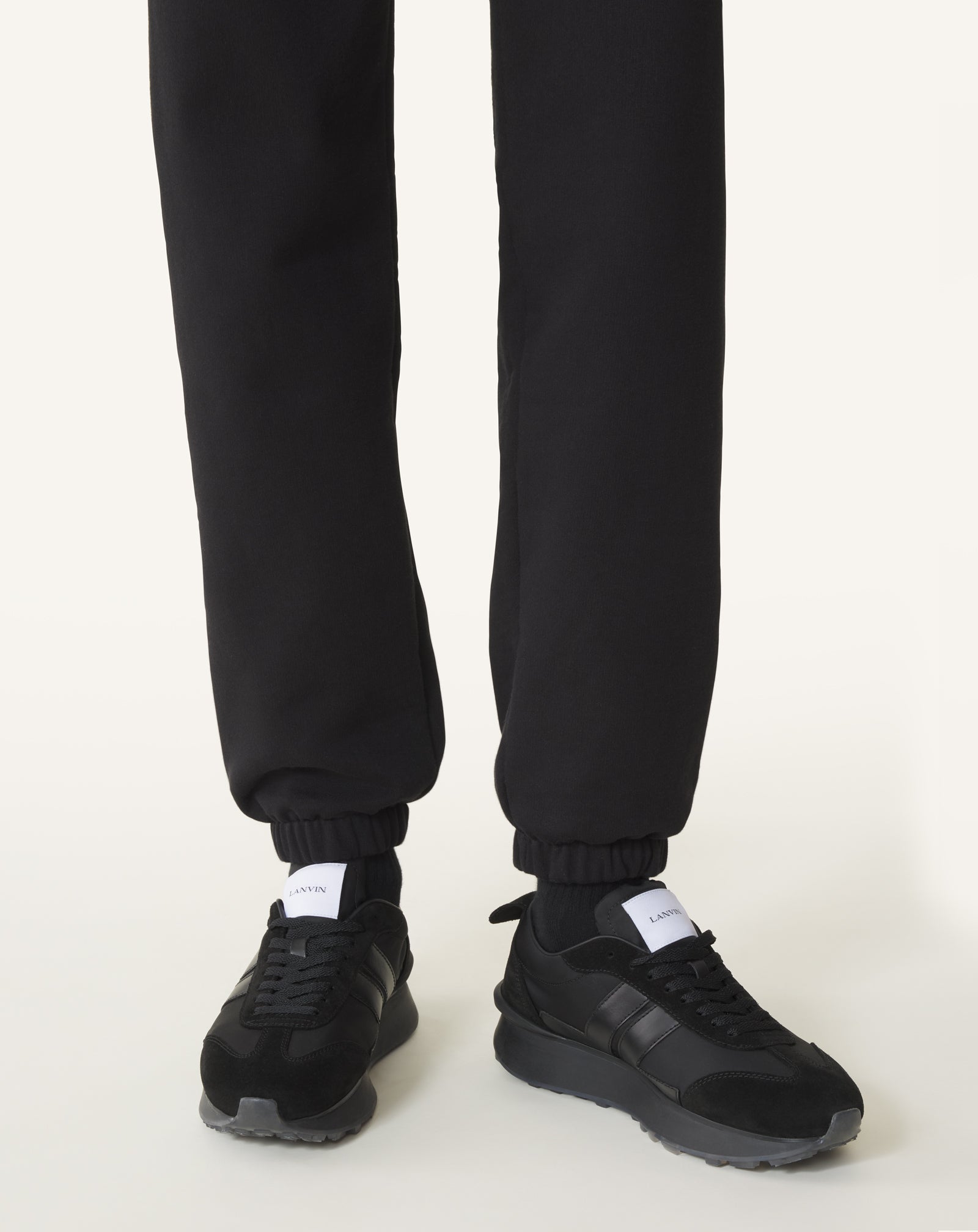 BLACK BUMPR NYLON SNEAKERS