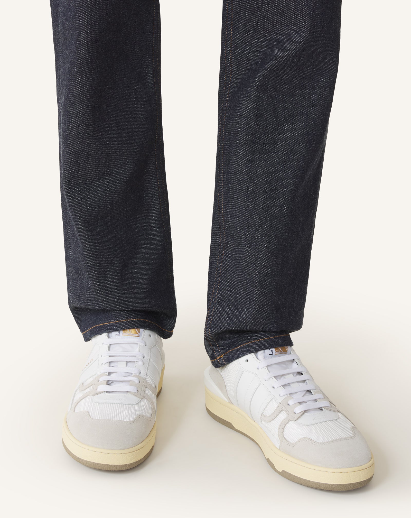 WHITE CLAY MESH SNEAKERS