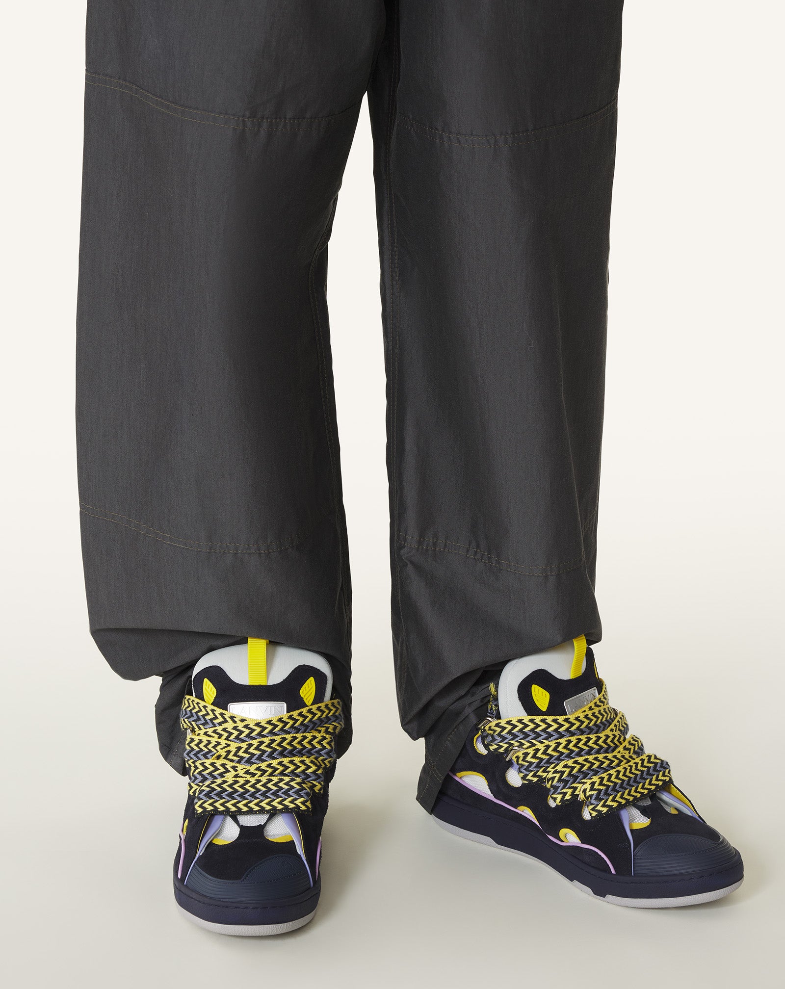 CURB LEATHER SNEAKERS