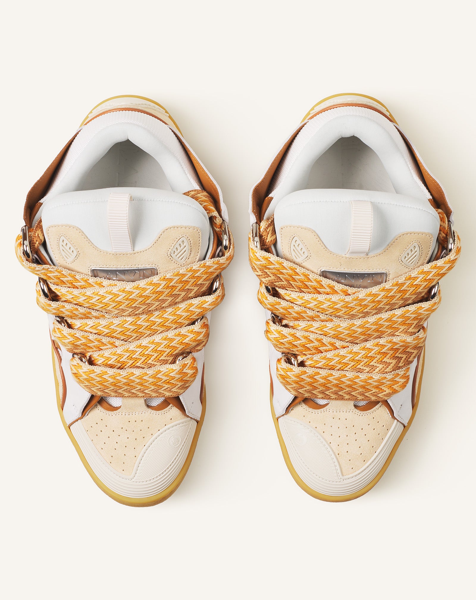 CURB LEATHER SNEAKERS