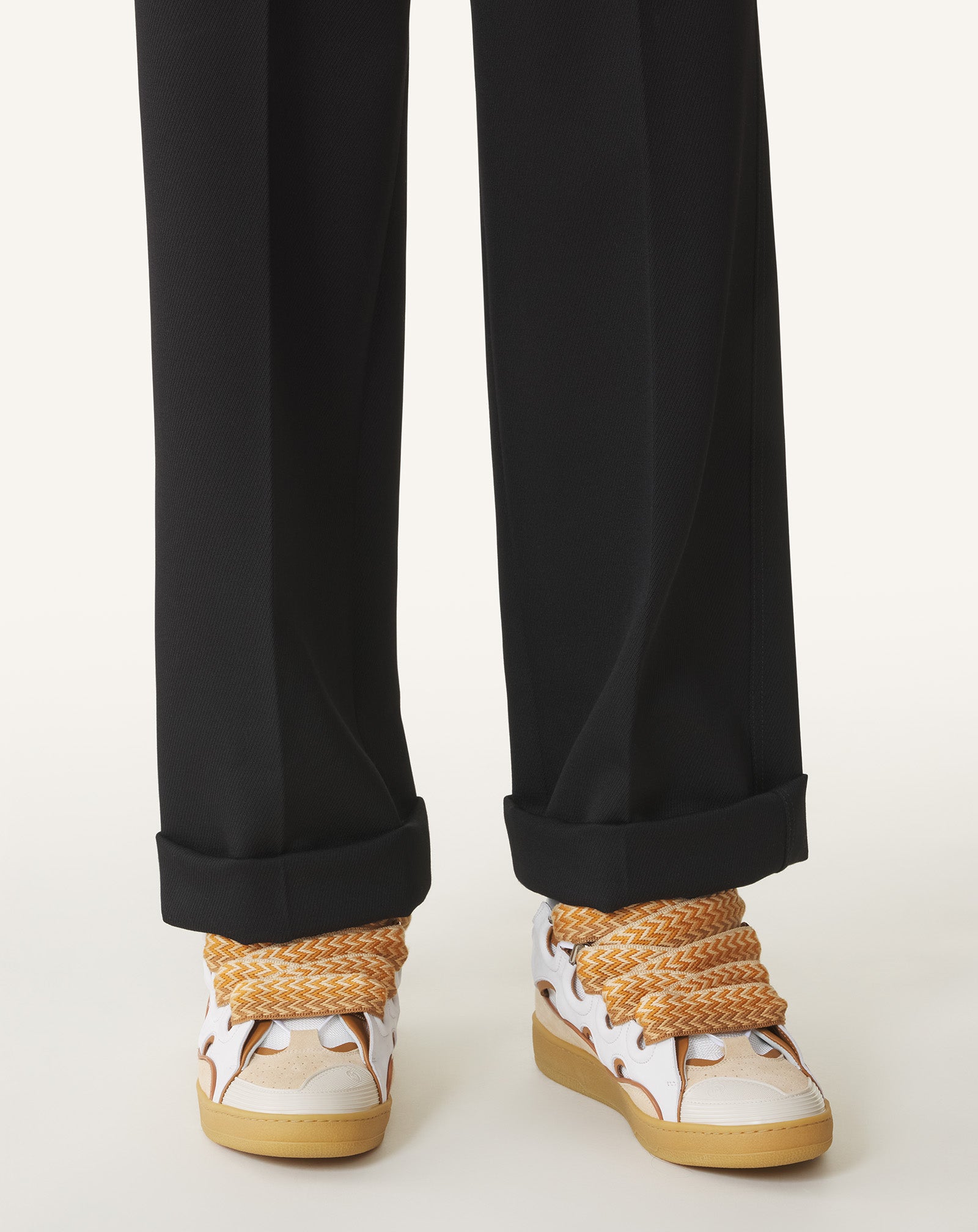 CURB LEATHER SNEAKERS