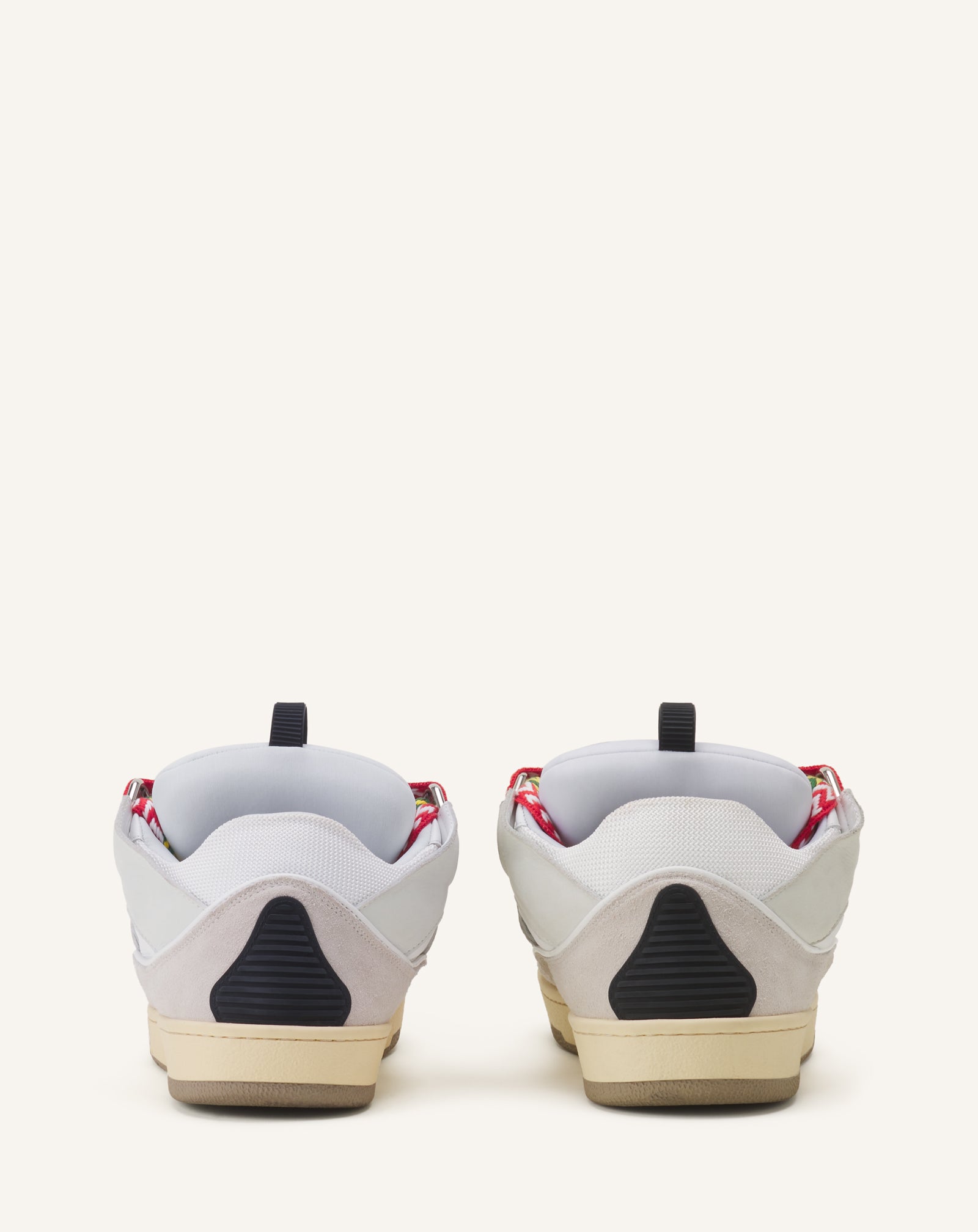 LEATHER CURB SNEAKERS