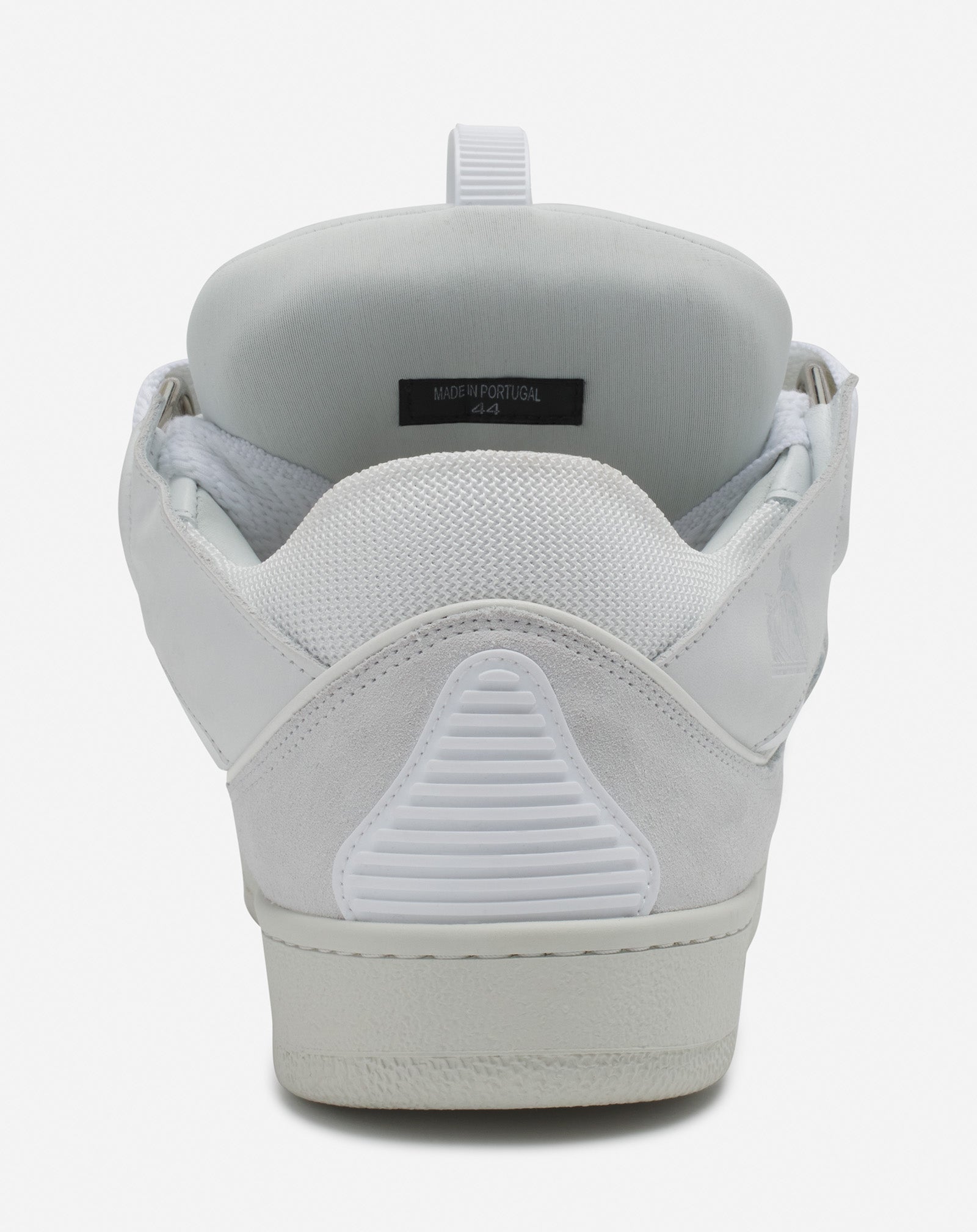 WHITE CURB SNEAKERS IN LEATHER