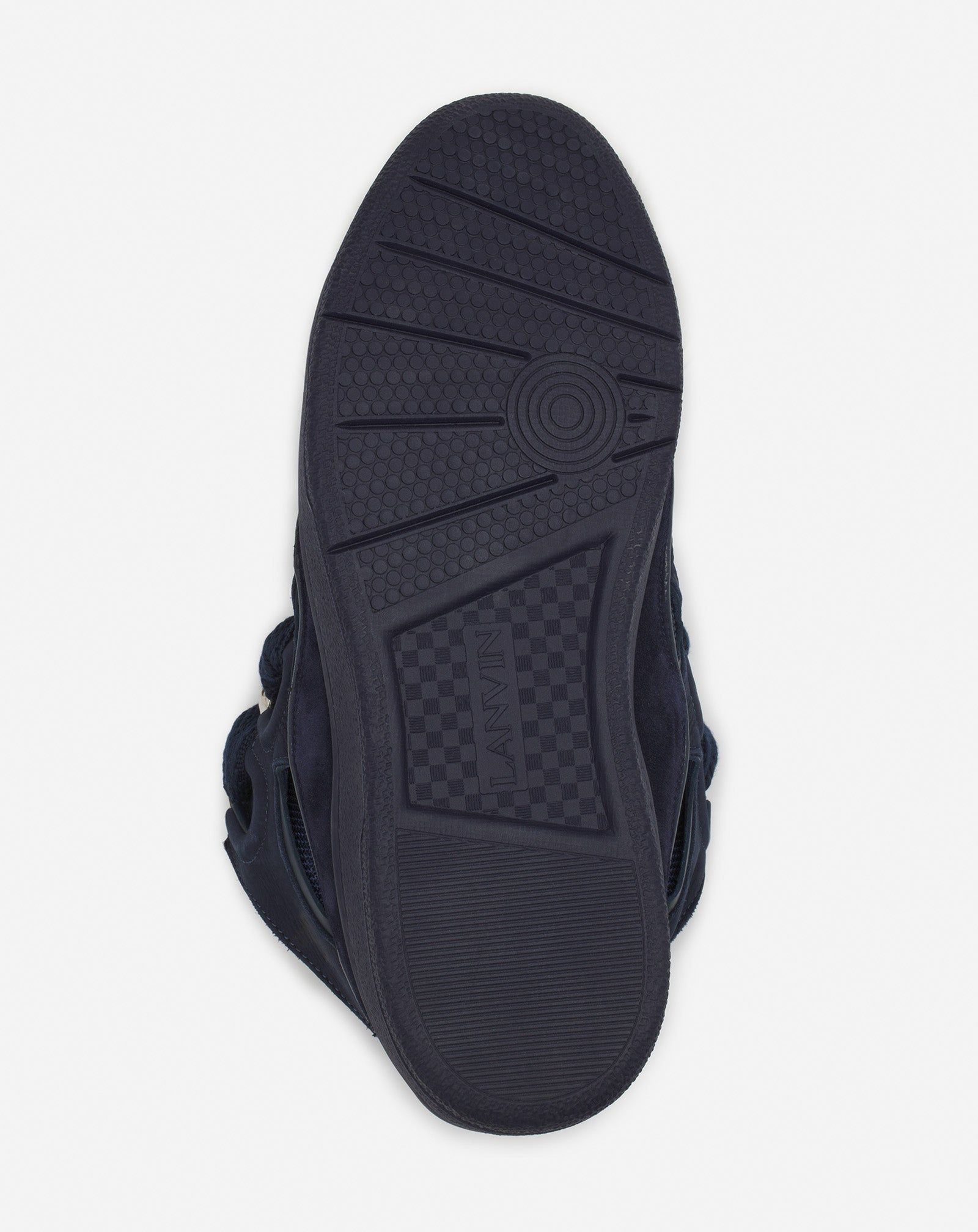 LEATHER CURB SNEAKERS