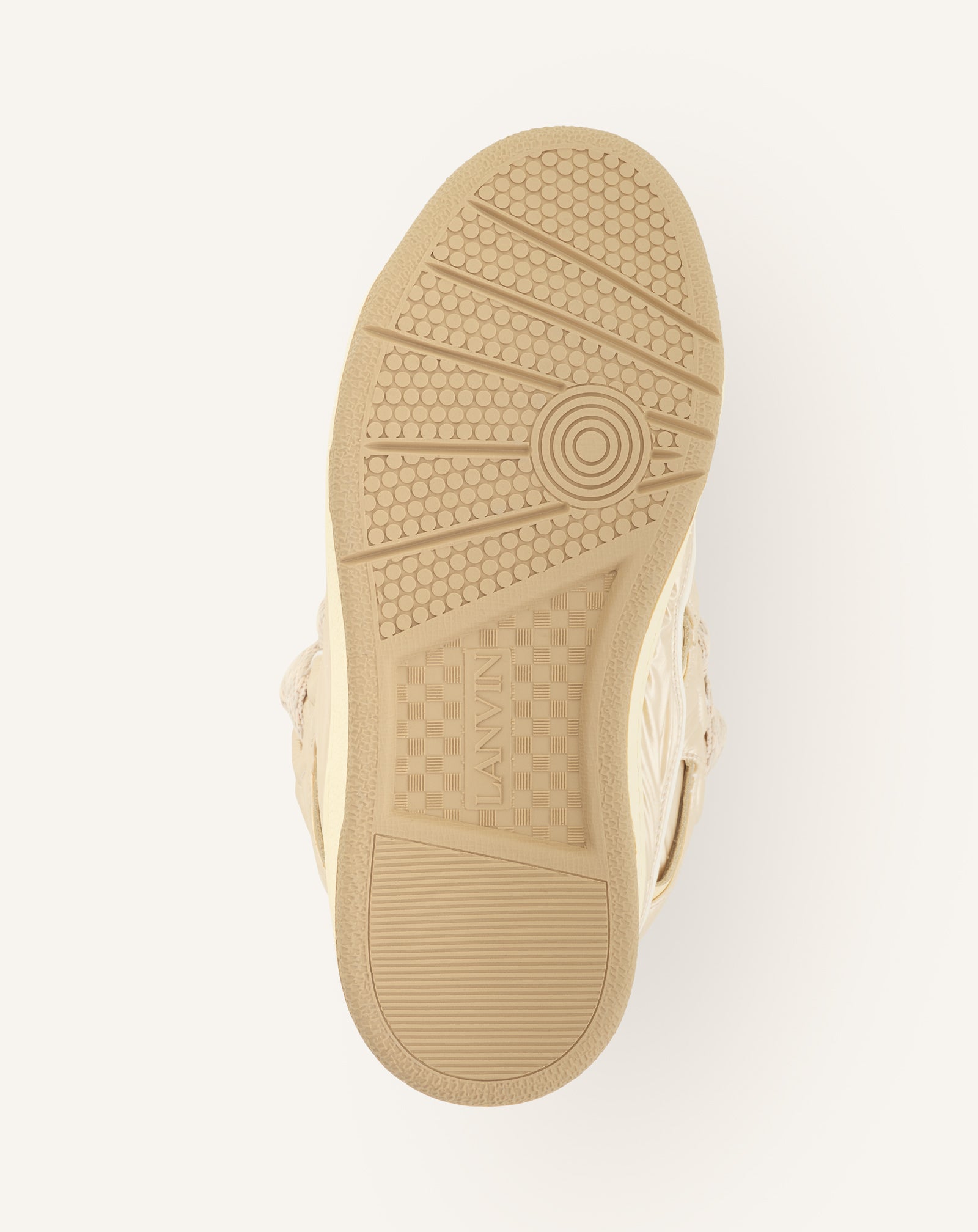 YELLOW CURB SNEAKERS IN NYLON