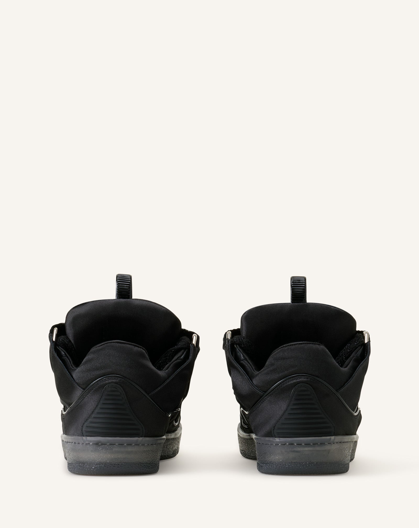 CURB SNEAKERS IN SATIN