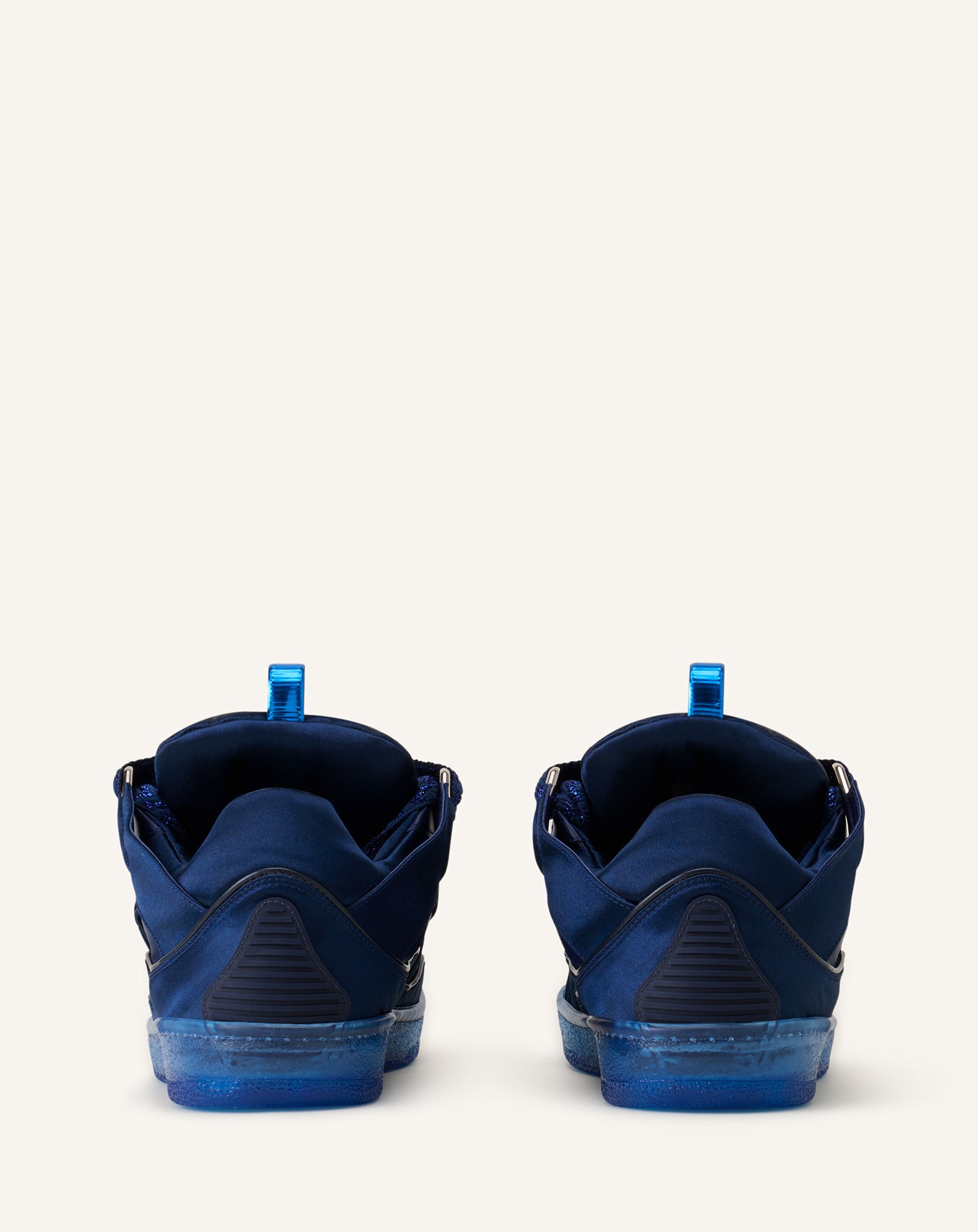 CURB SNEAKERS IN SATIN