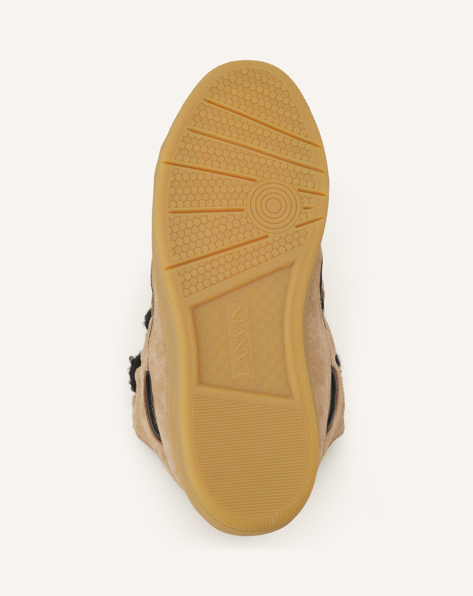 CURB SUEDE SNEAKERS WITH MESH LACES