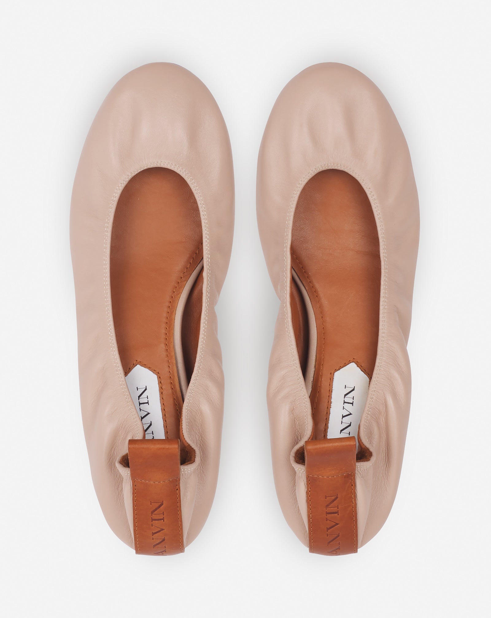 THE LEATHER BALLERINA FLAT