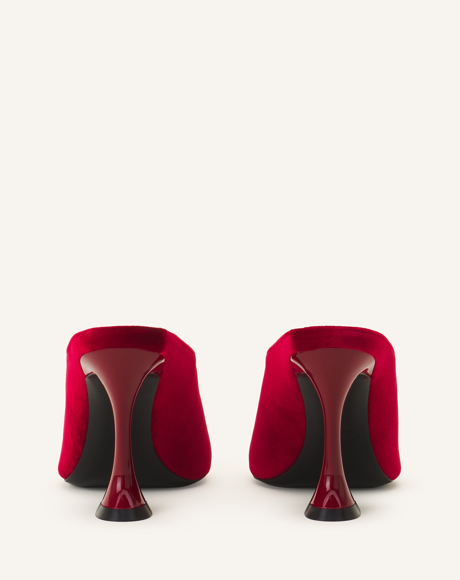 MIDNIGHT STEP MULE IN VELVET