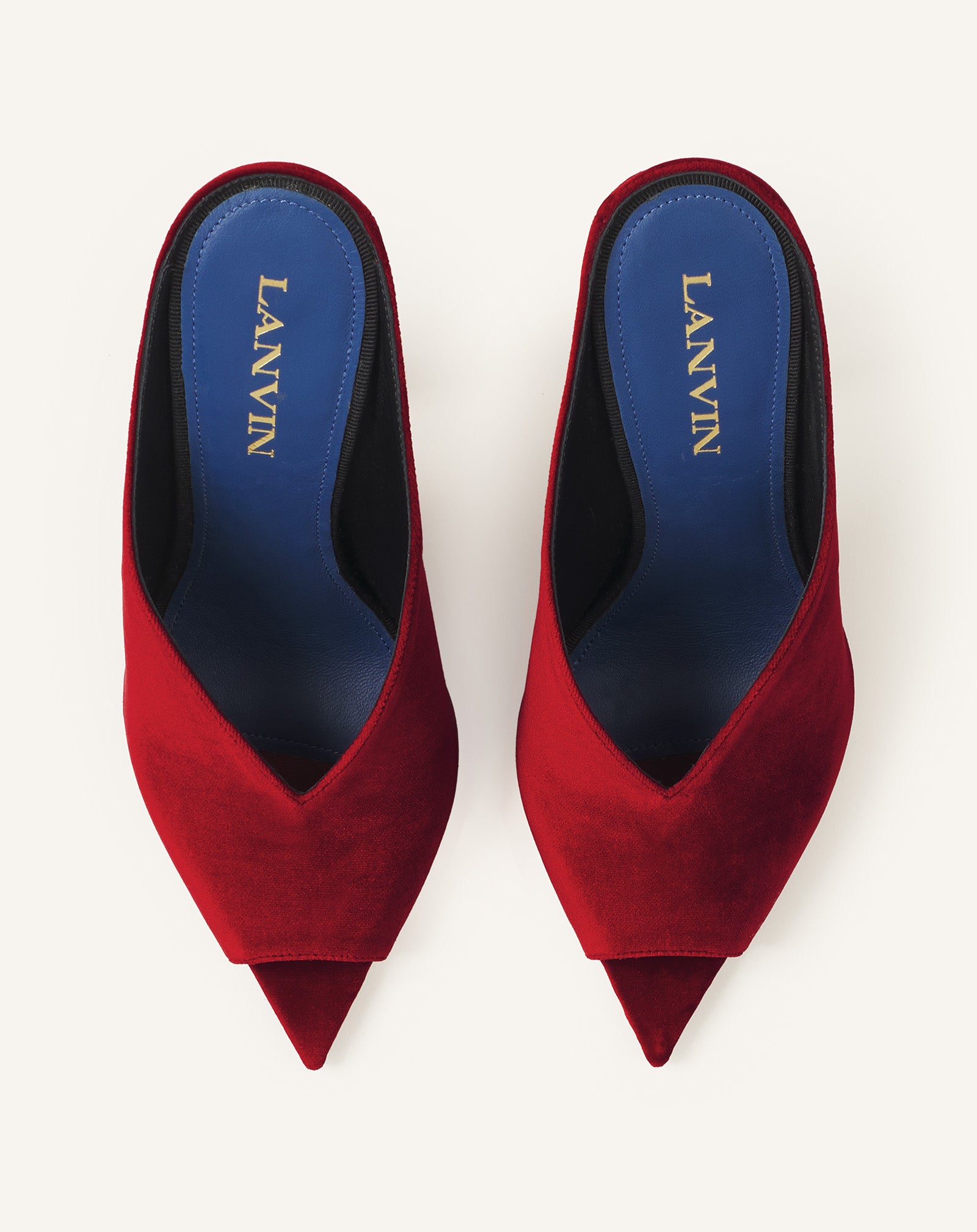 MIDNIGHT STEP MULE IN VELVET