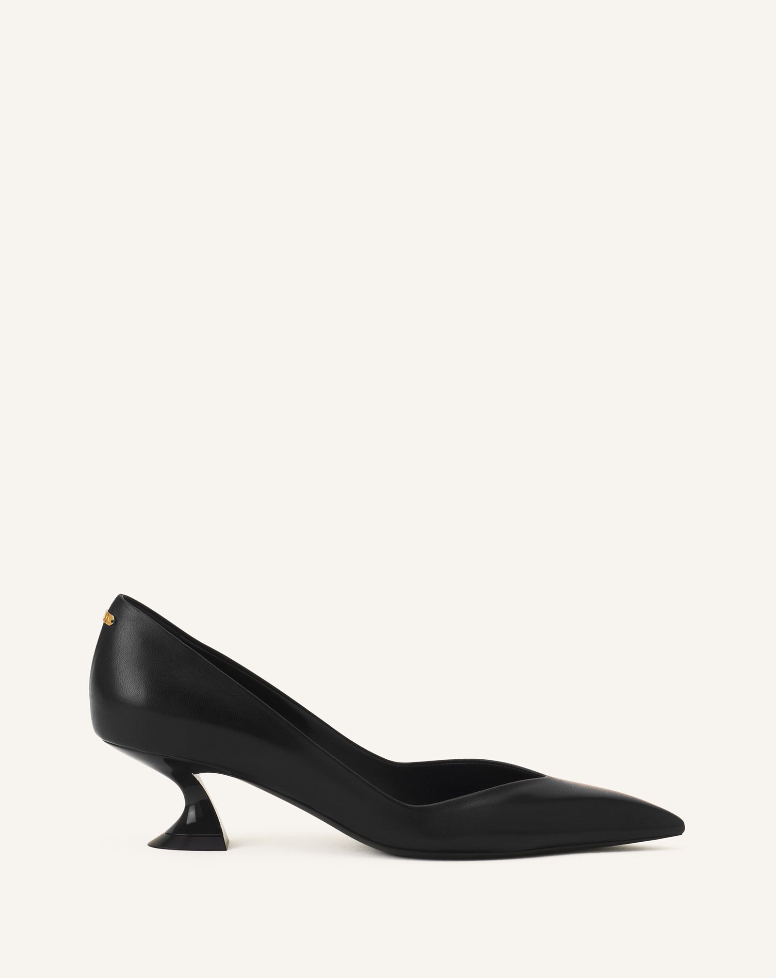 MIDNIGHT STEP PUMP IN LEATHER