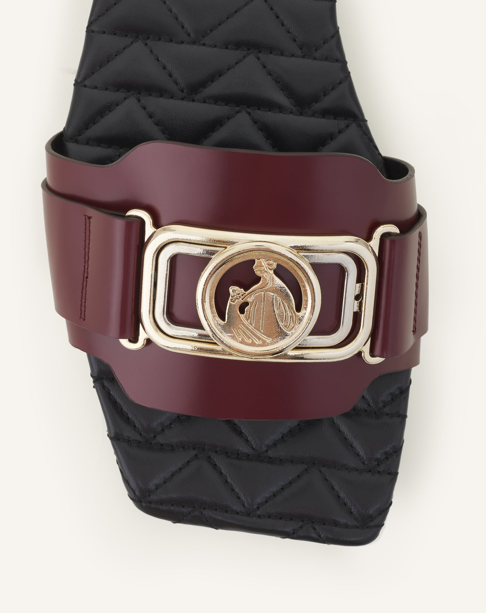 BROWN MOTHER & DAUGHTER FLAT MULE