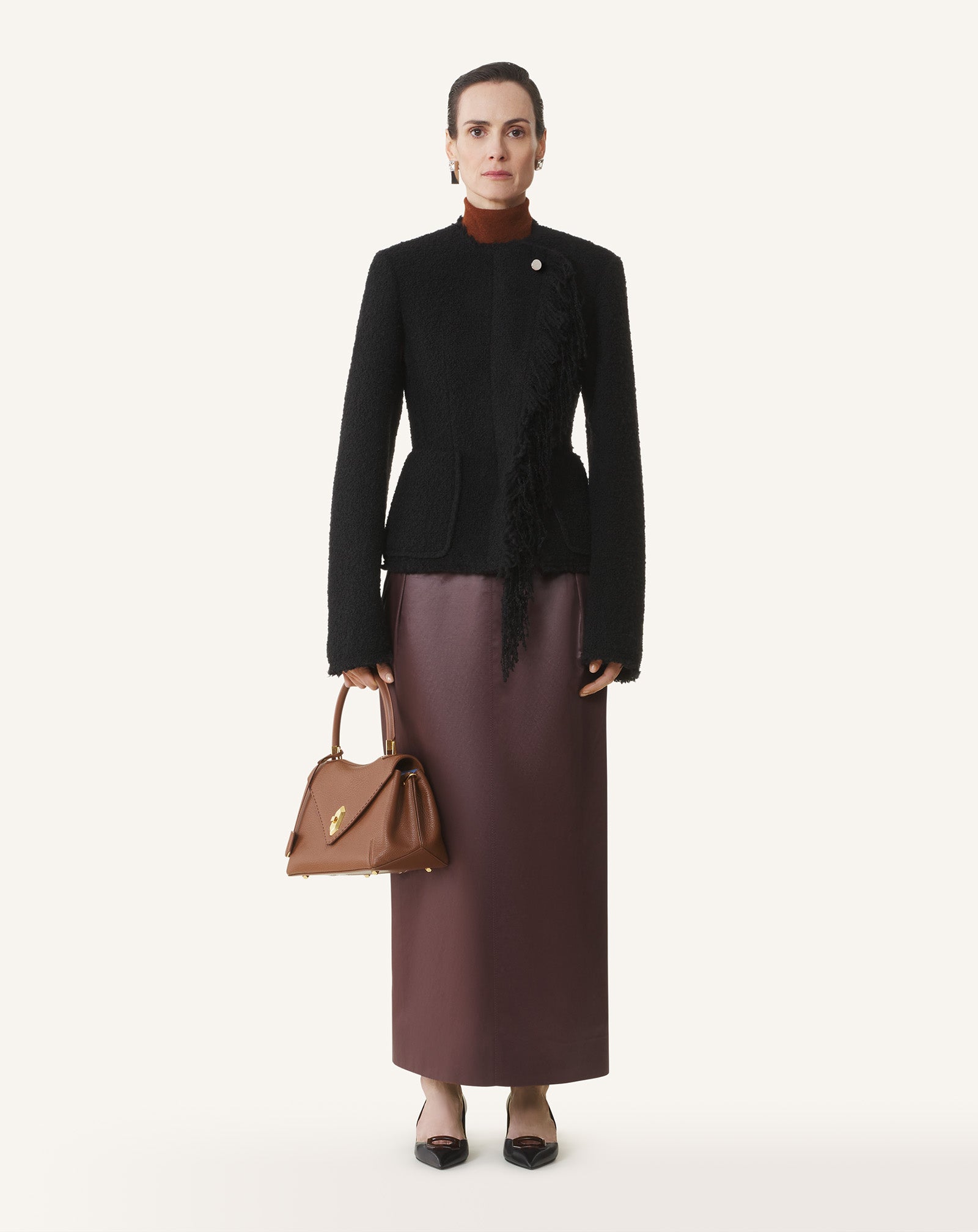 LE CONFIDENT BY LANVIN LEATHER BAG