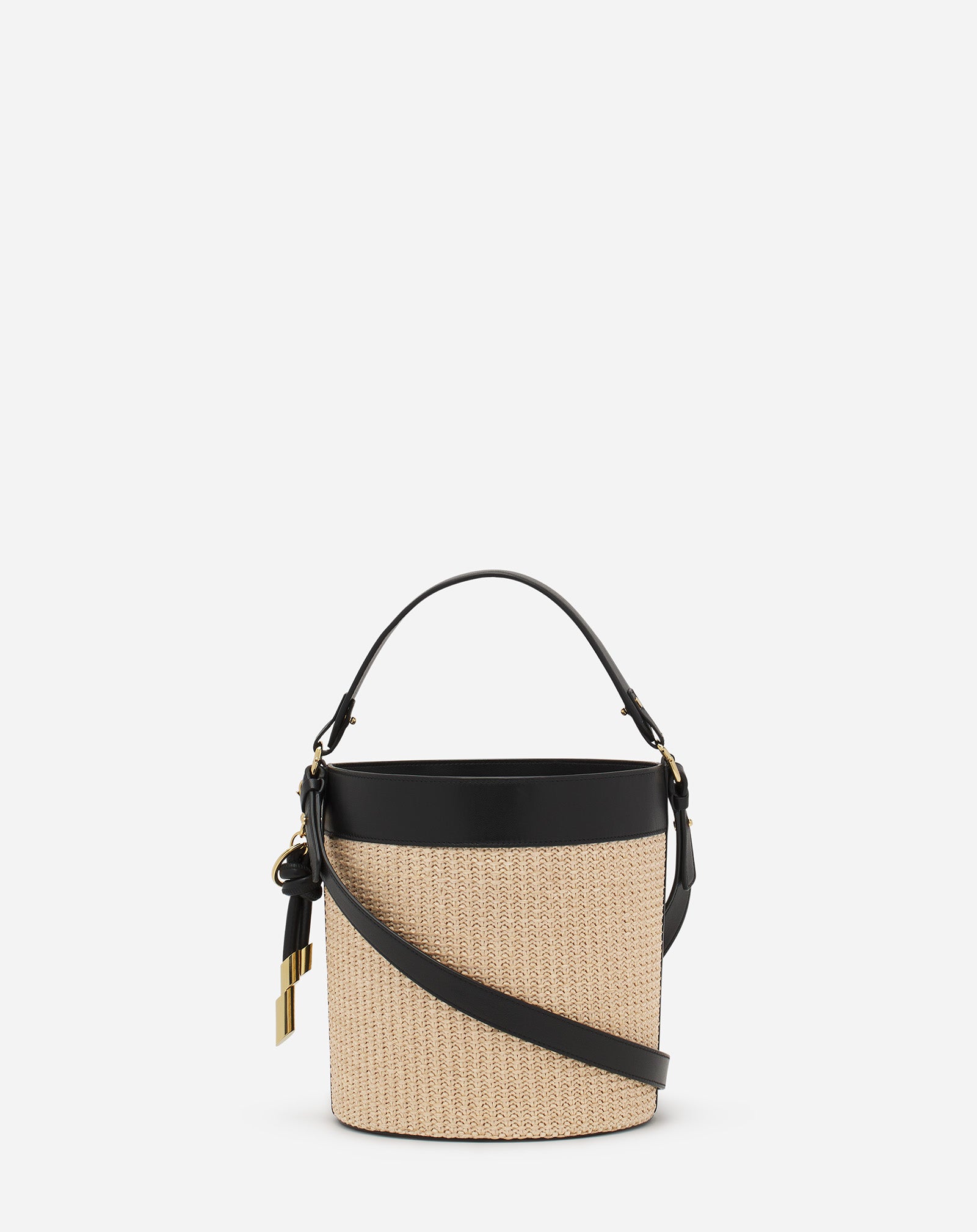SÉQUENCE RAFFIA BUCKET BAG