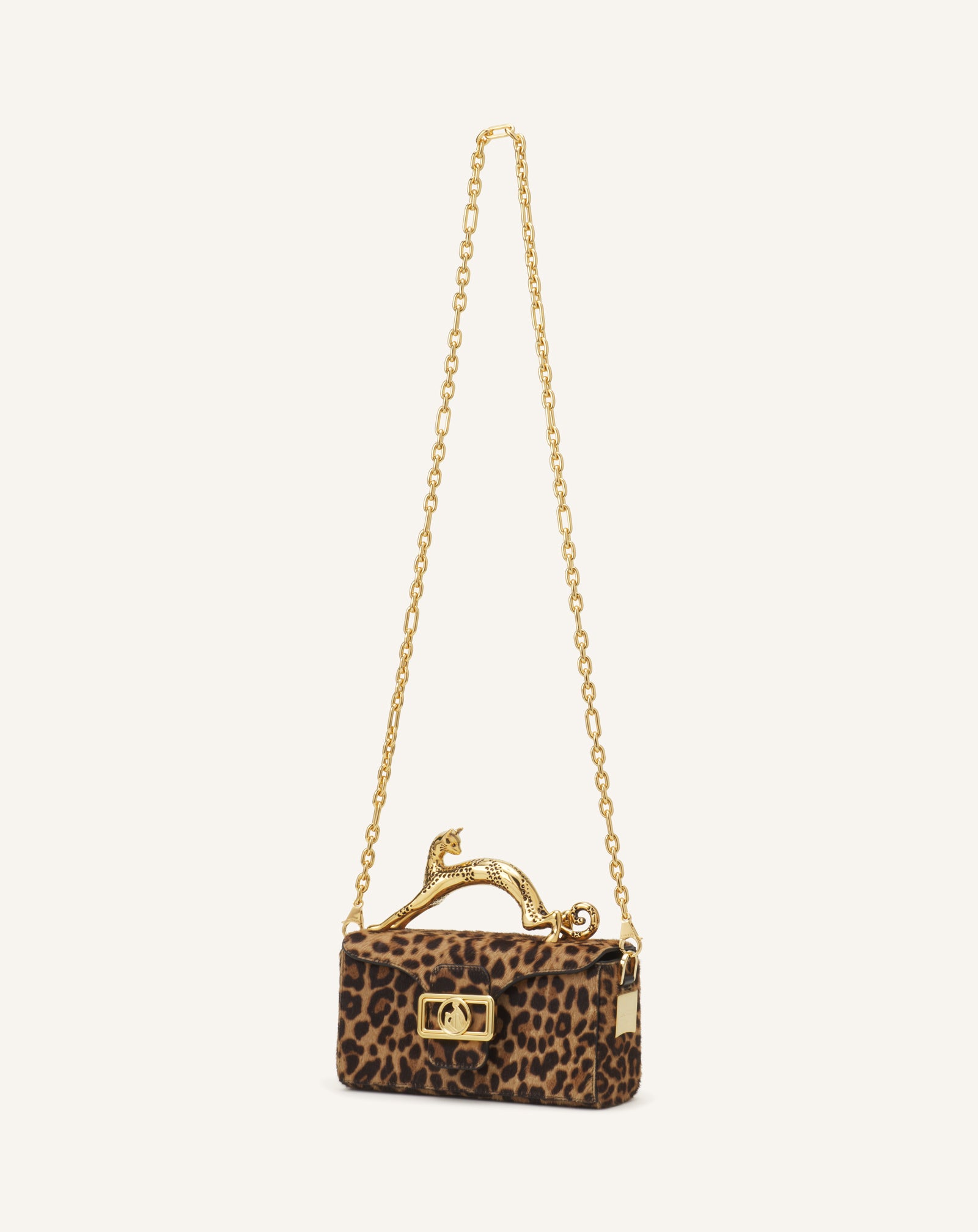 NANO PENCIL CAT BAG IN LEOPARD PRINT