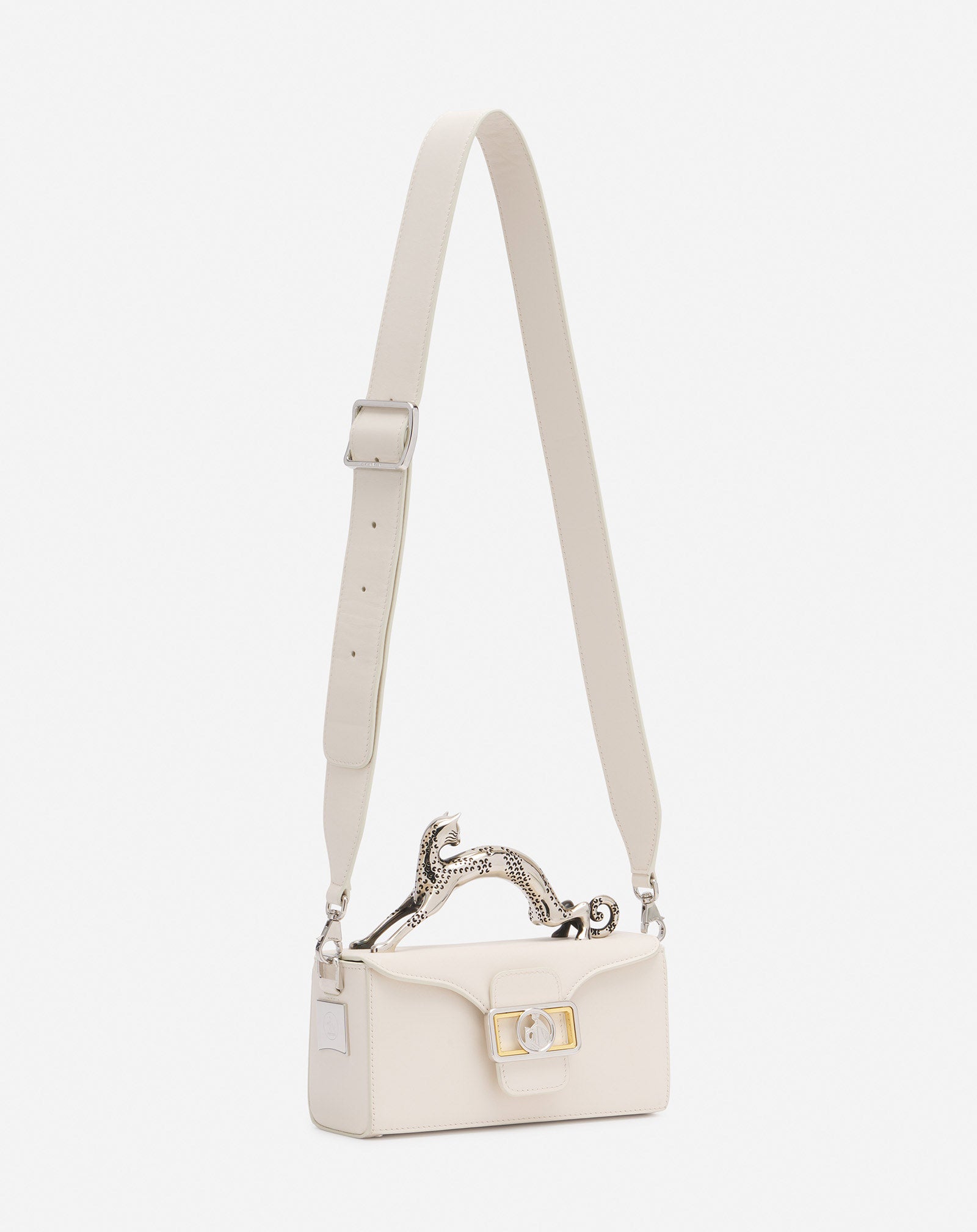 NANO PENCIL CAT LEATHER BAG