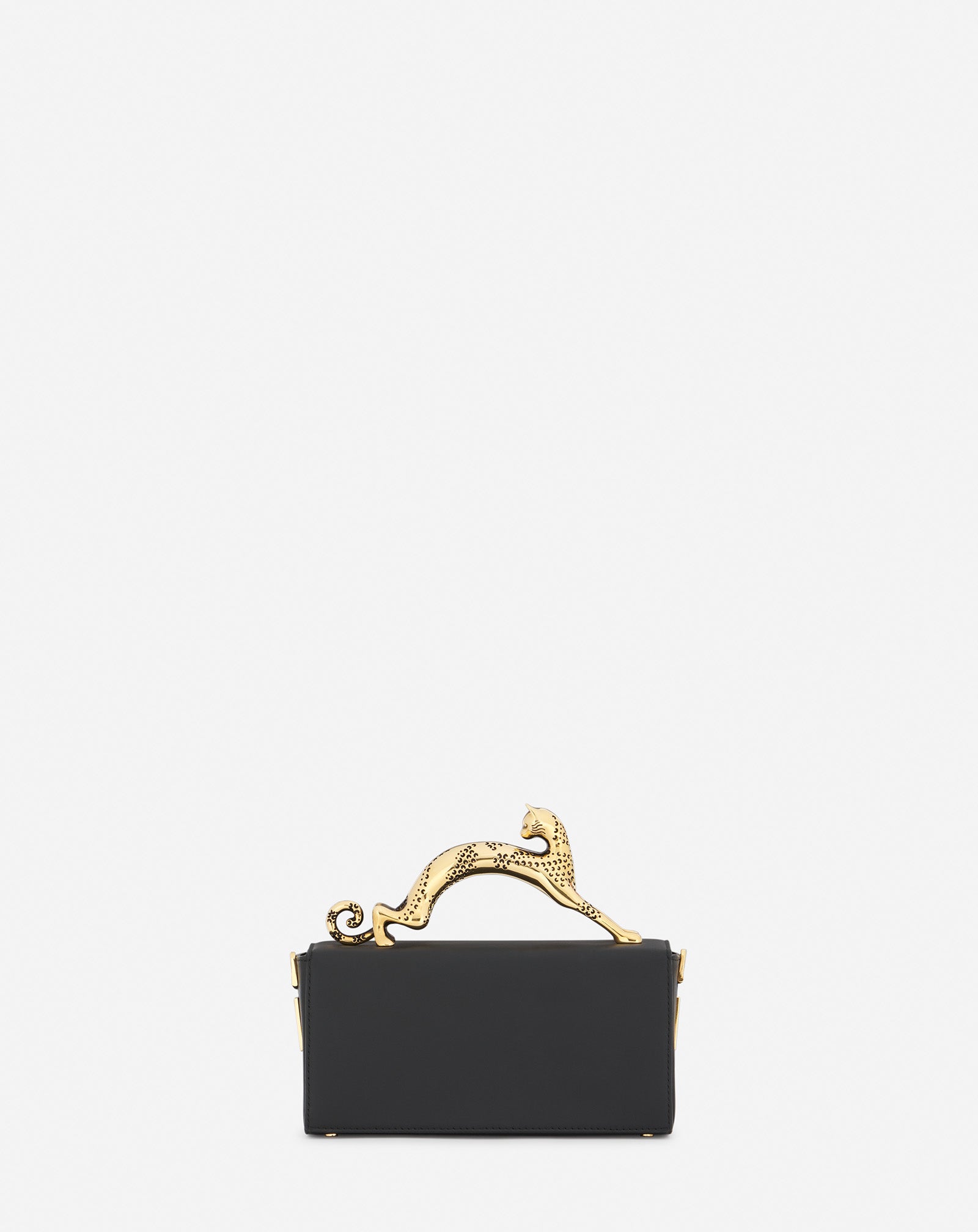 NANO PENCIL CAT LEATHER BAG