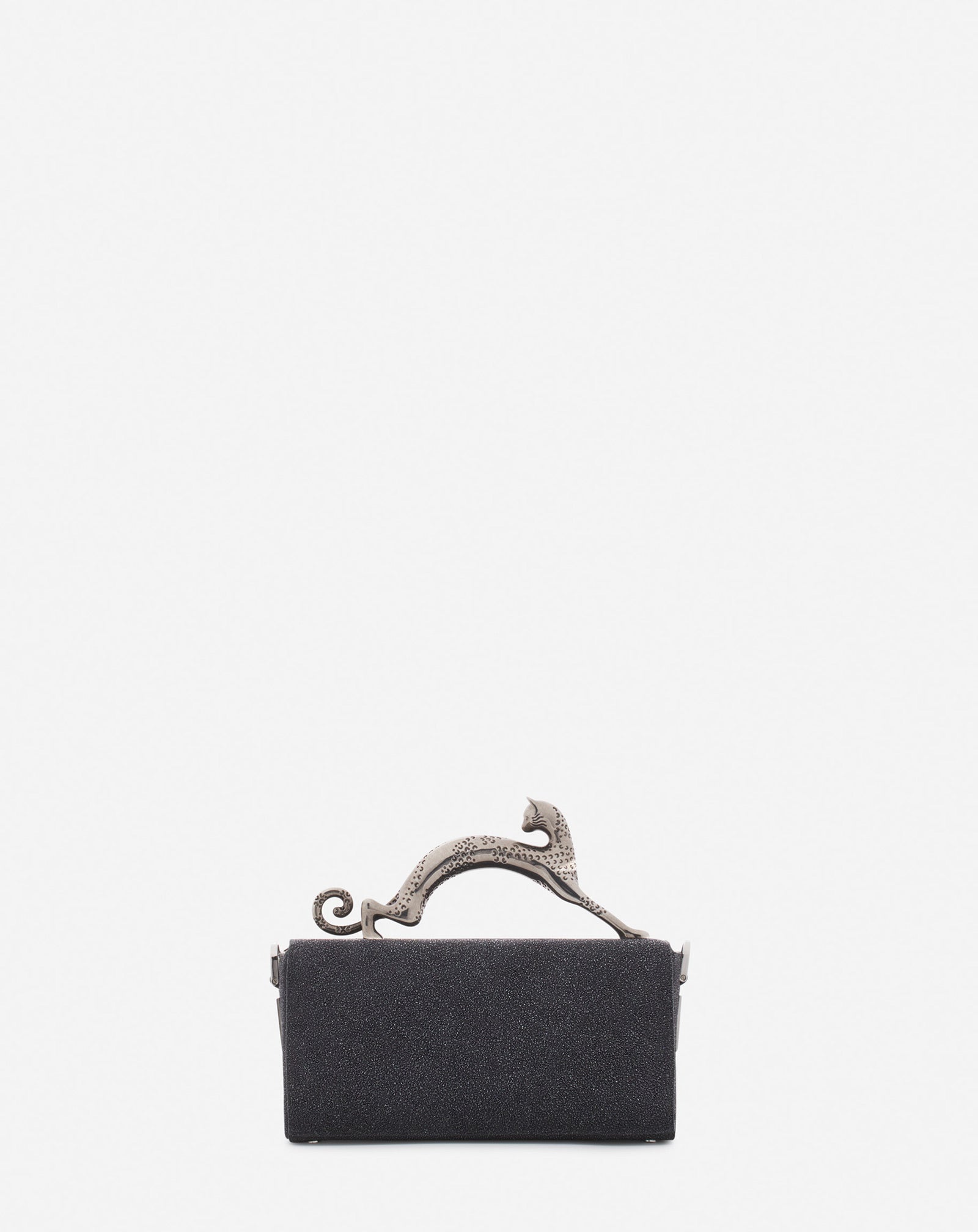 NANO PENCIL CAT BAG IN SUEDE