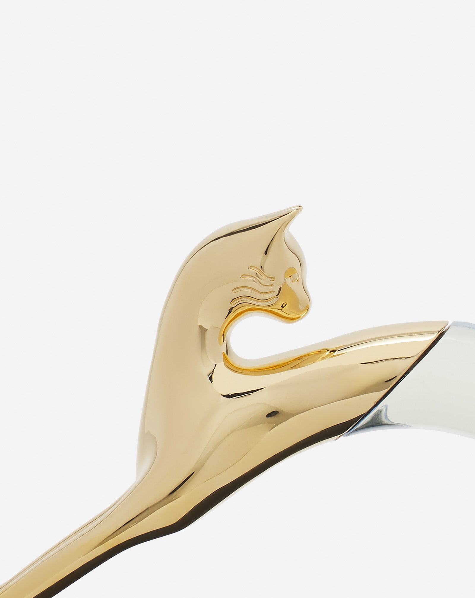 PENCIL CAT NANO LEATHER BAG WITH A BI-MATERIAL CAT