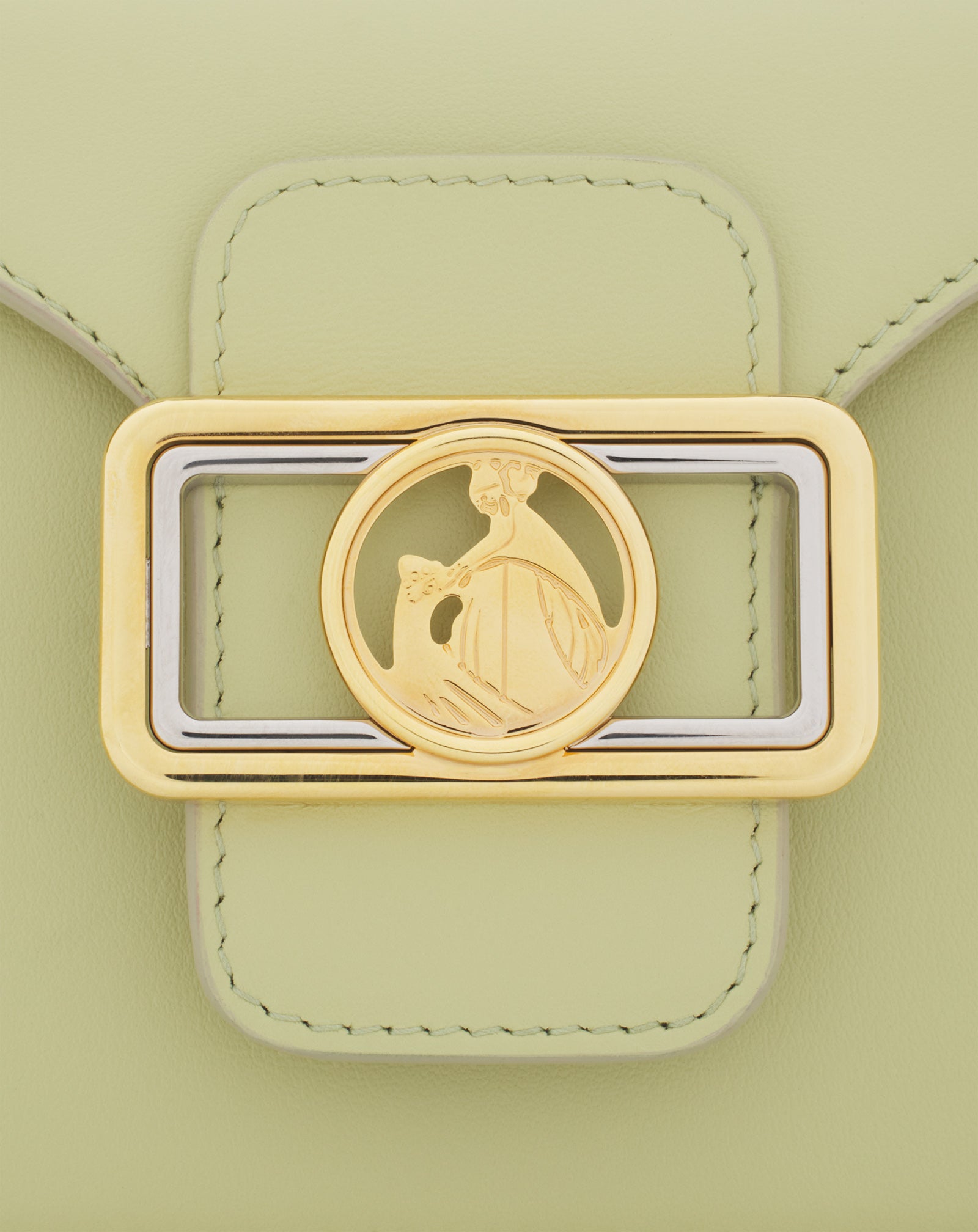 NANO PENCIL CAT BAG IN LEATHER AND RHINESTONES