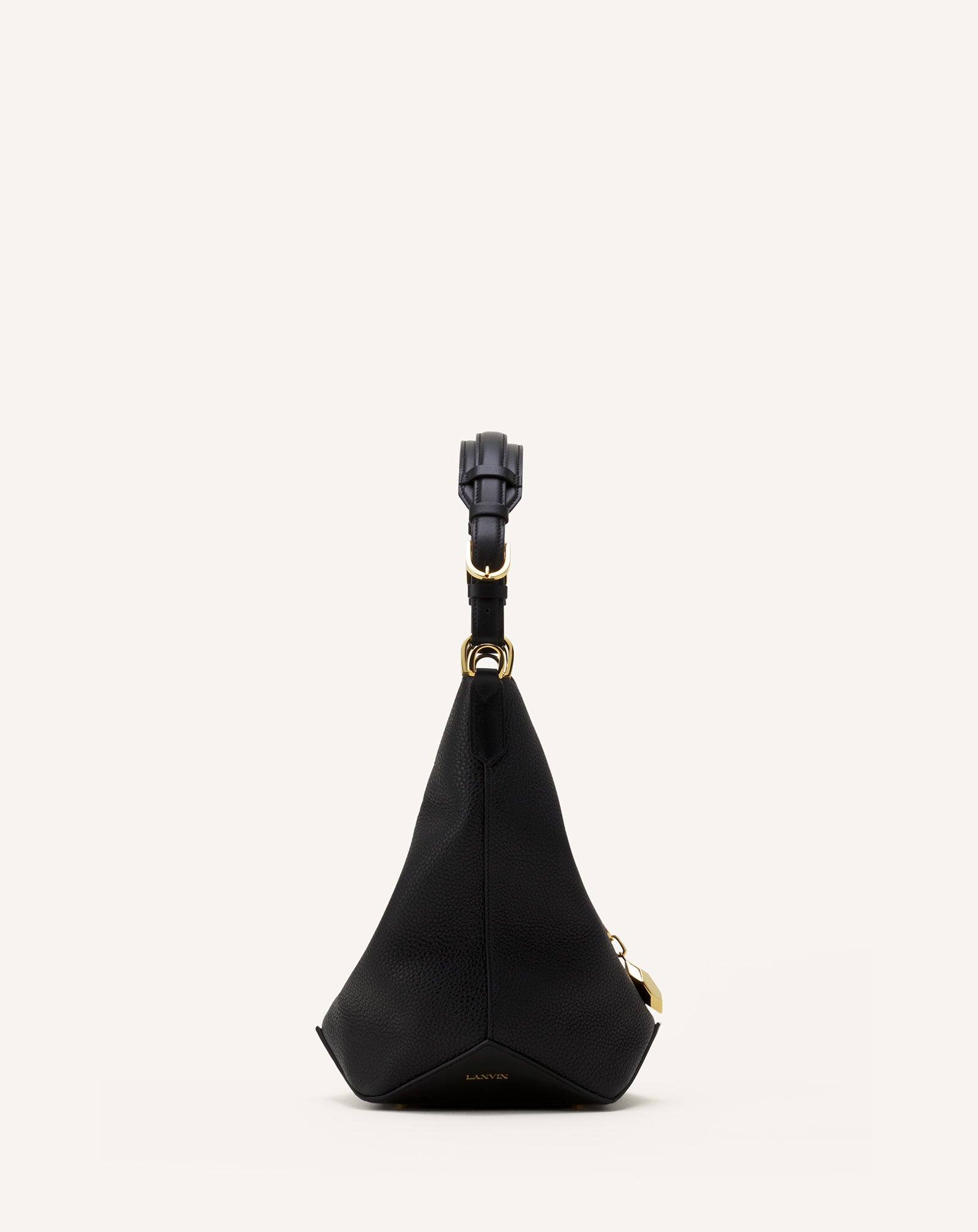 CATCH BY LANVIN MEDIUM LEATHER BUCKET BAG