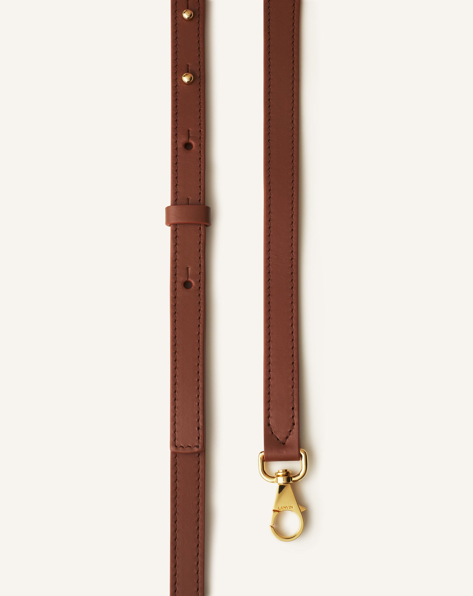 CATCH BY LANVIN MEDIUM LEATHER BUCKET BAG