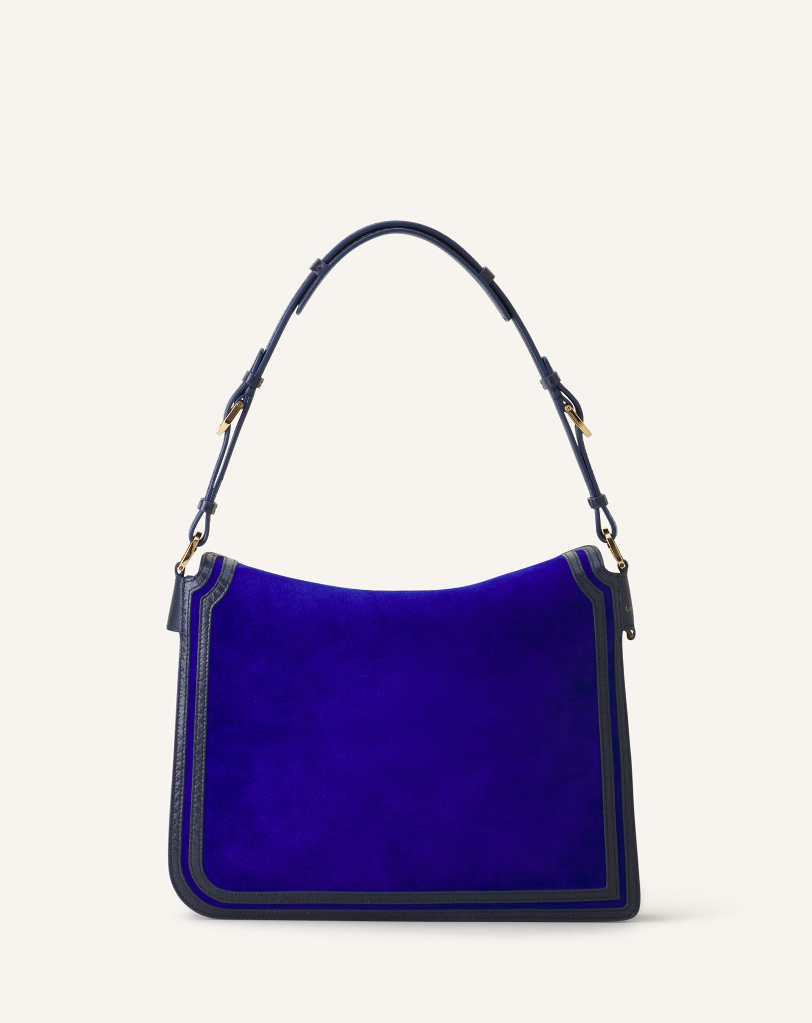 BLUE COMPAGNON BAG IN SUEDE