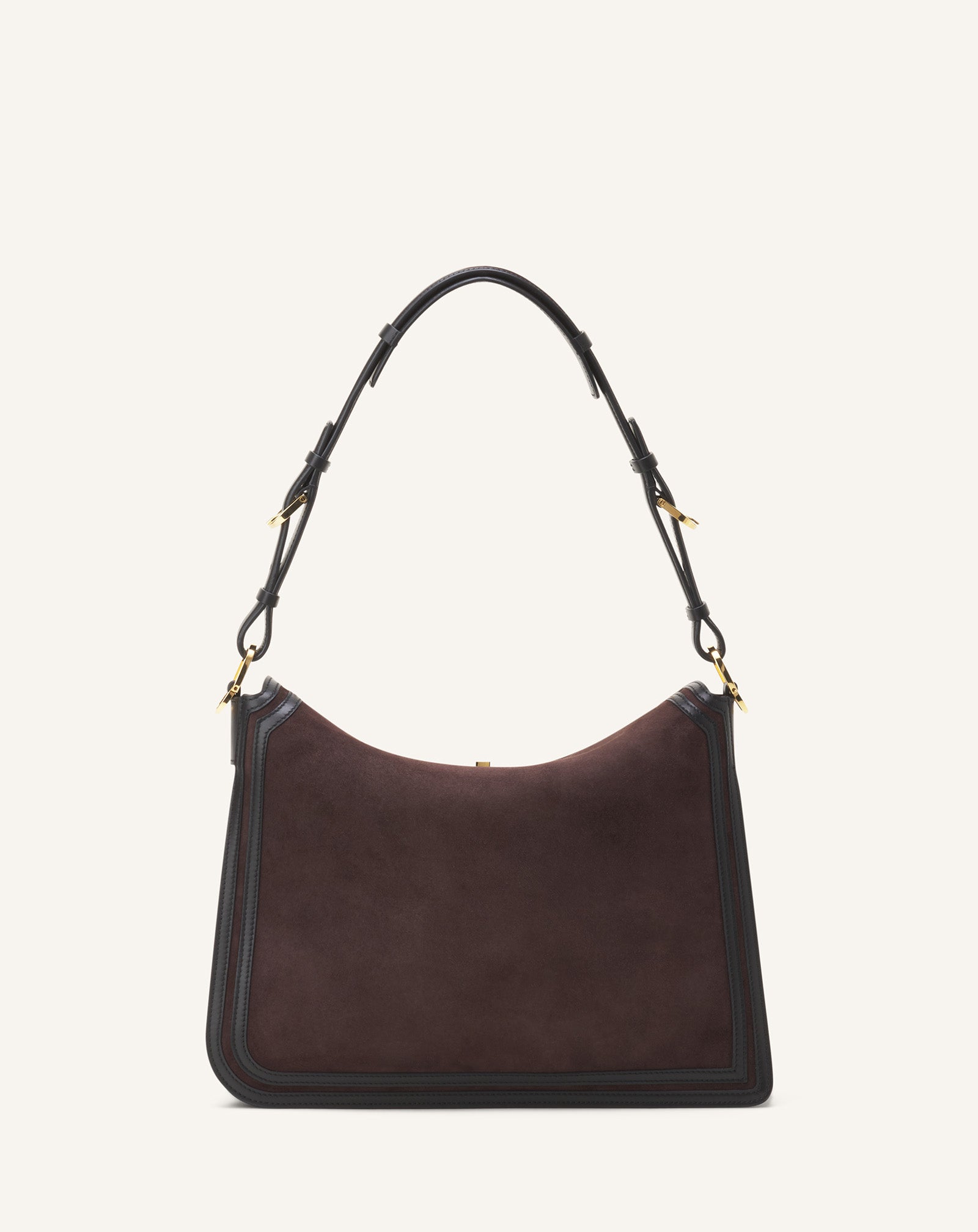 COMPAGNON ASYMMETRICAL BAG IN SUEDE
