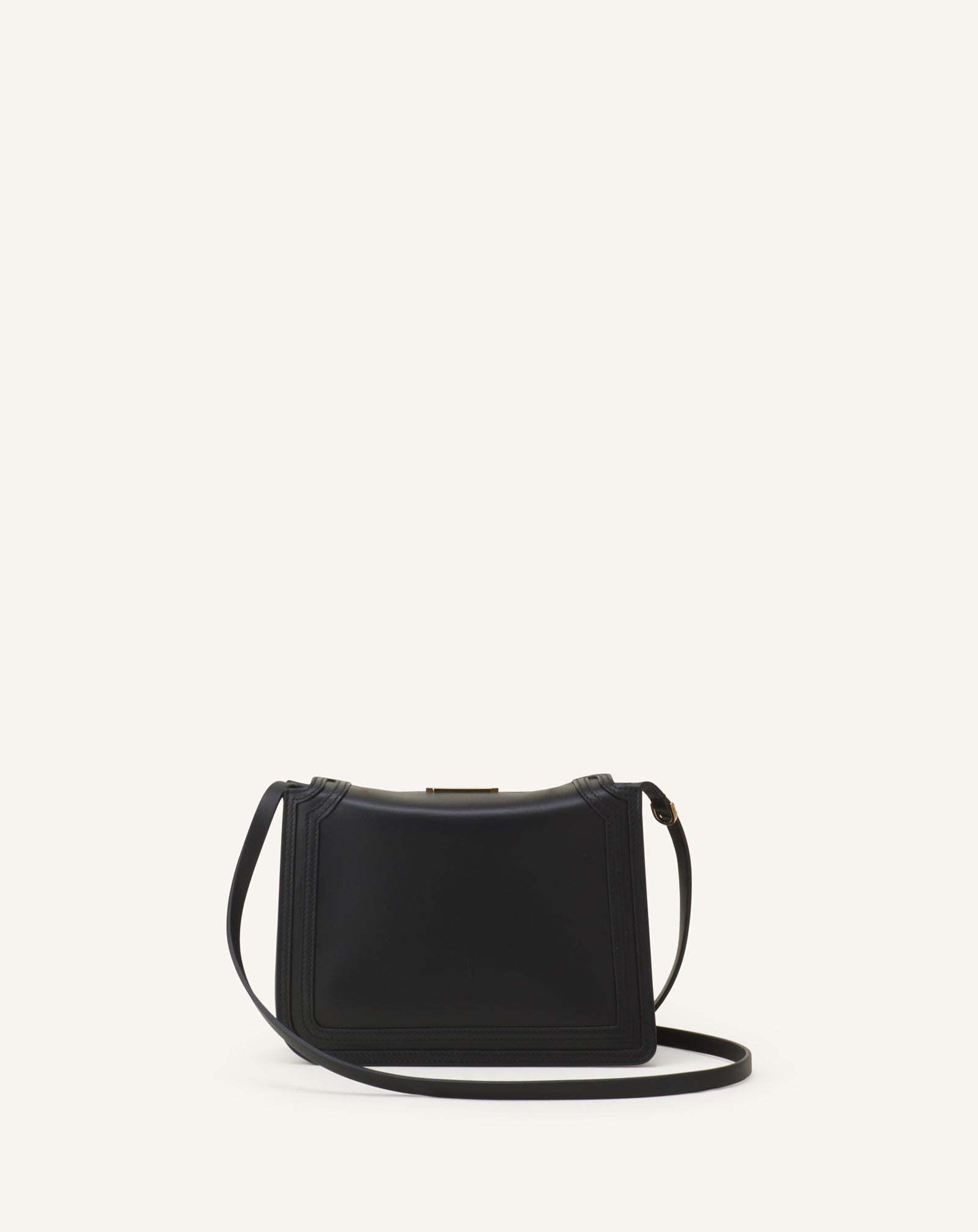 BLACK COMPAGNON 16 LEATHER BAG