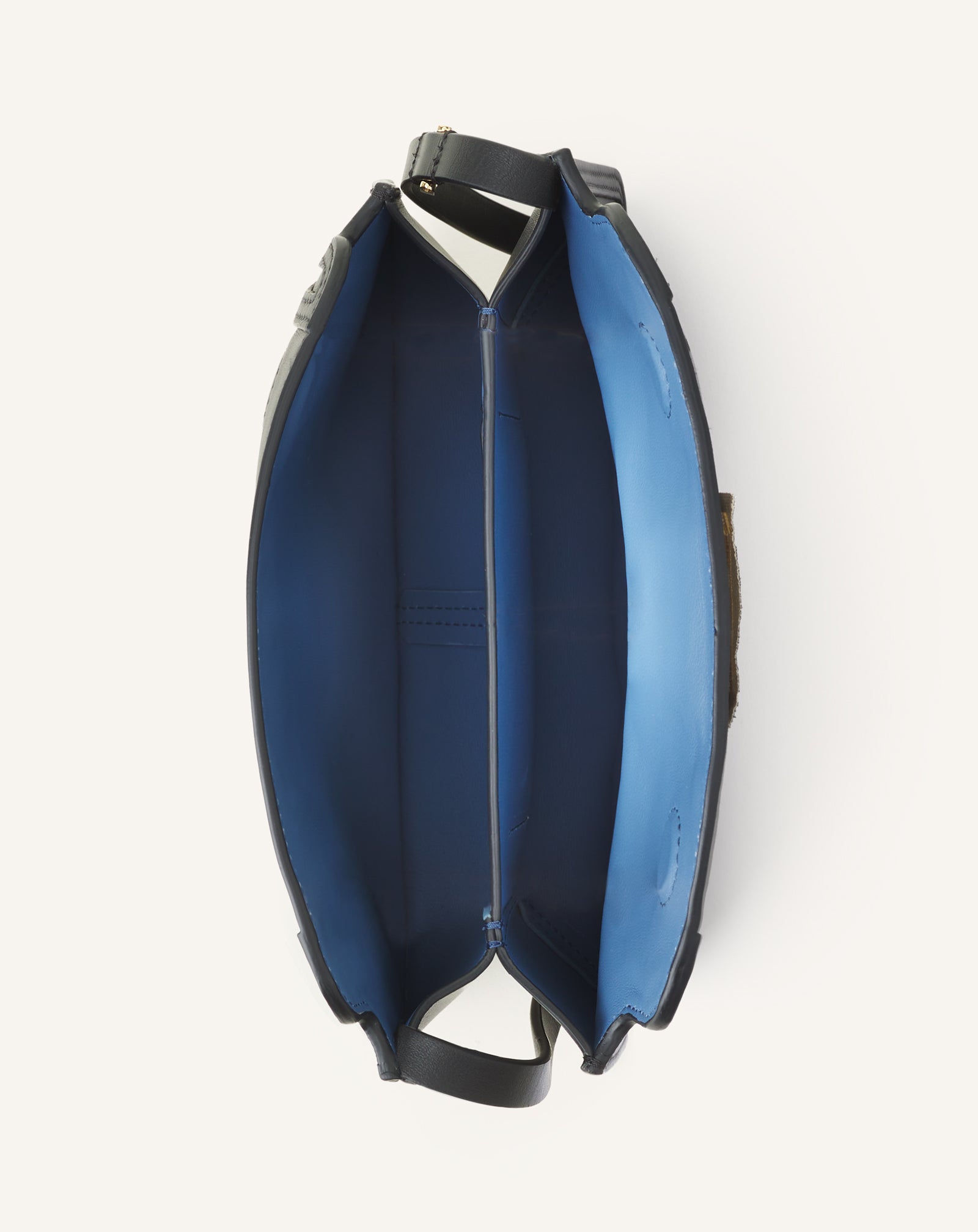 BLACK COMPAGNON 16 LEATHER BAG