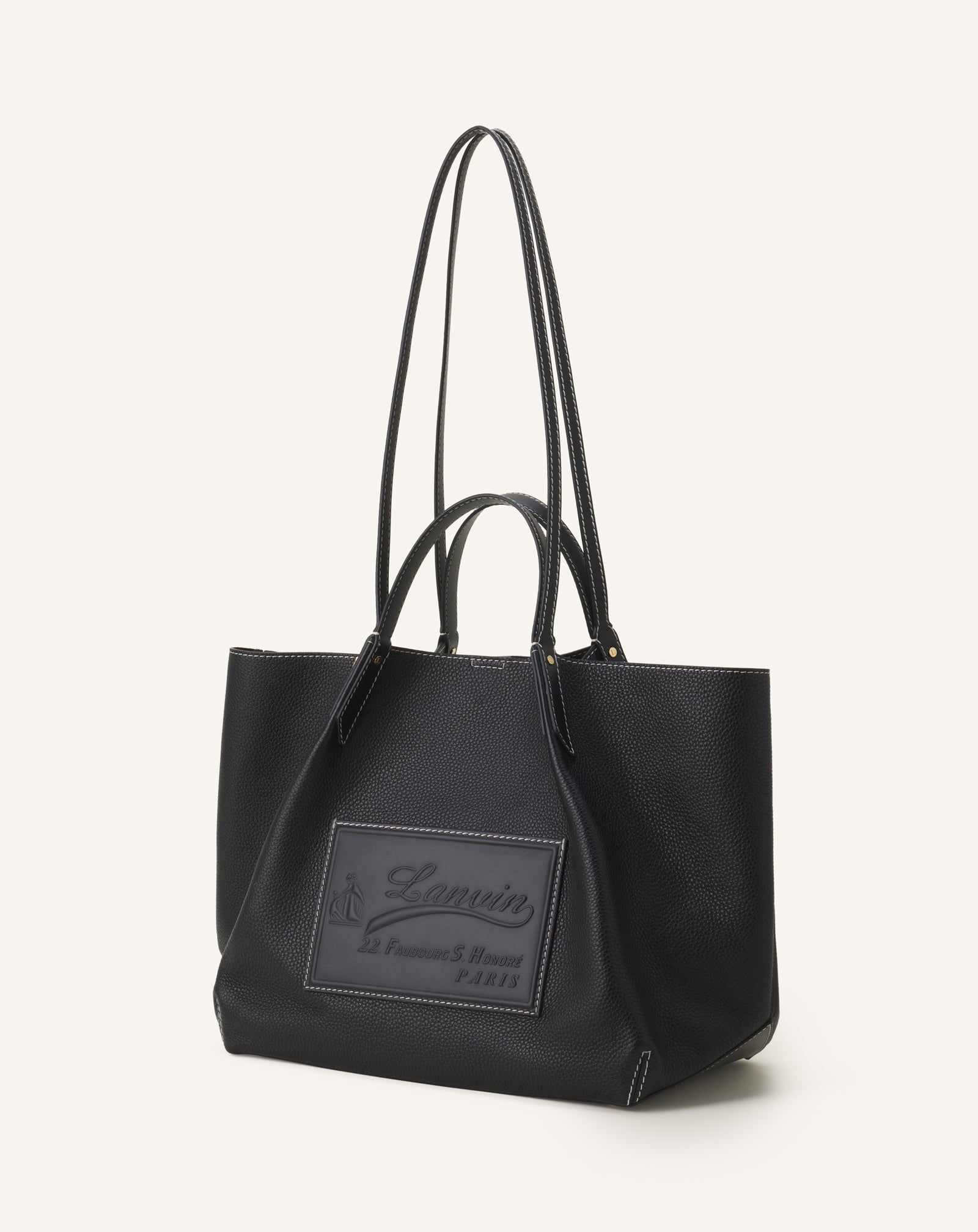 BLACK CATCH BY LANVIN TOTE BAG