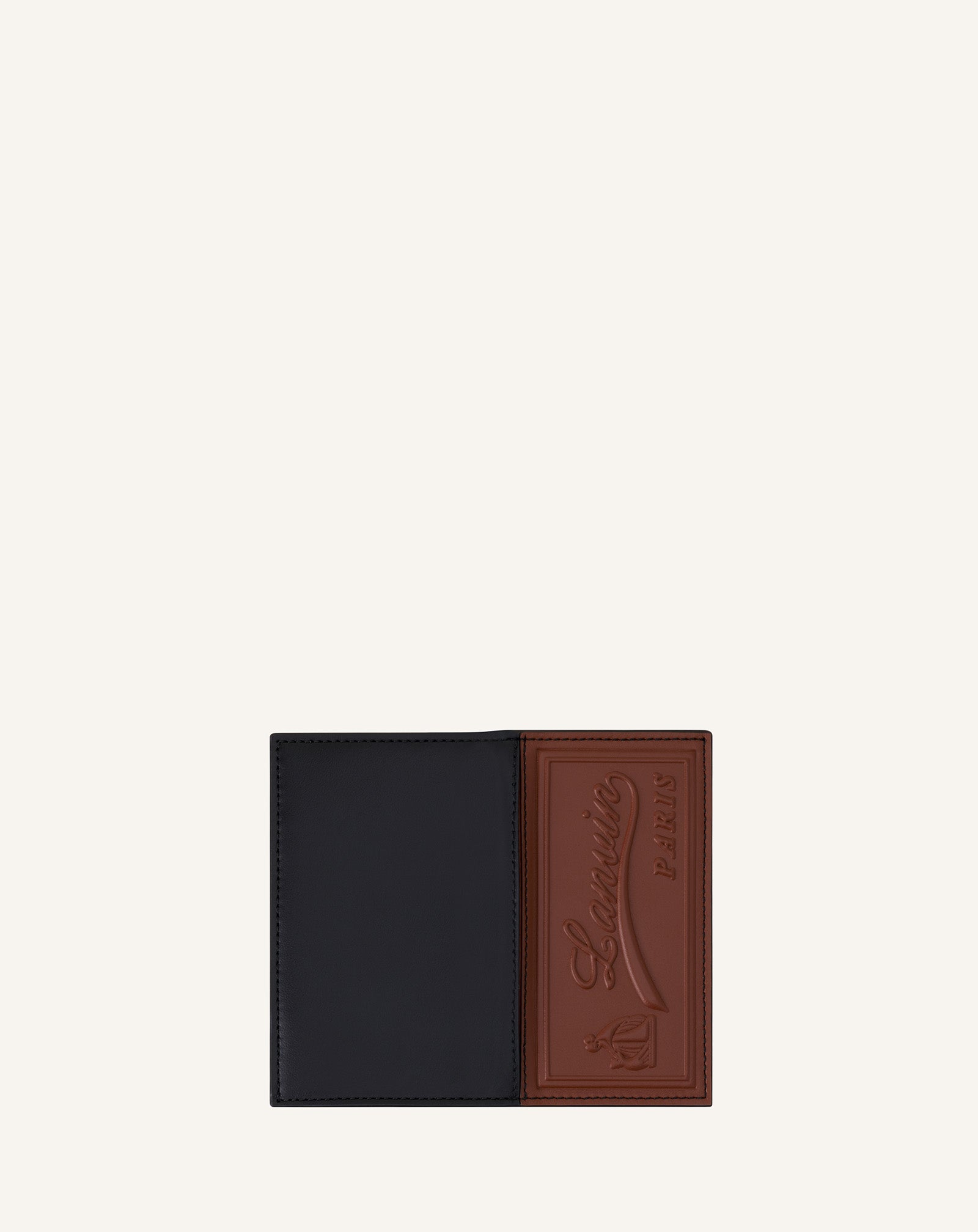 CATCH BY LANVIN TWO FOLD LEATHER CARD HOLDER