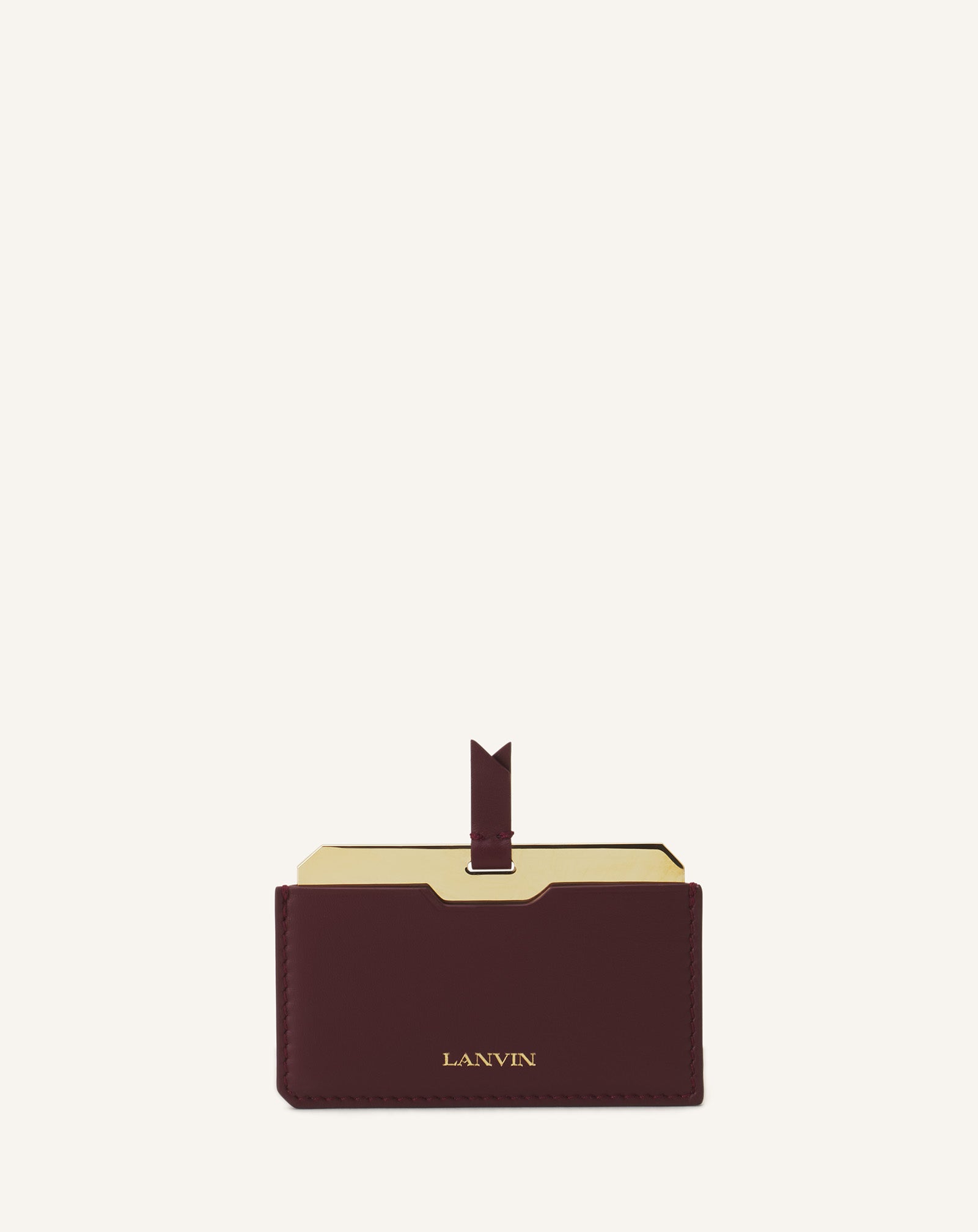 LANVIN LEATHER MIRROR HOLDER